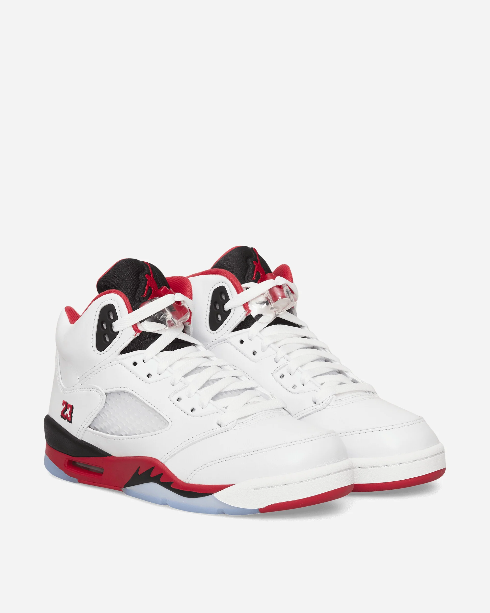 Air Jordan 5 (GS) Sneakers Fire Red 'Black Tongue' - Image 3