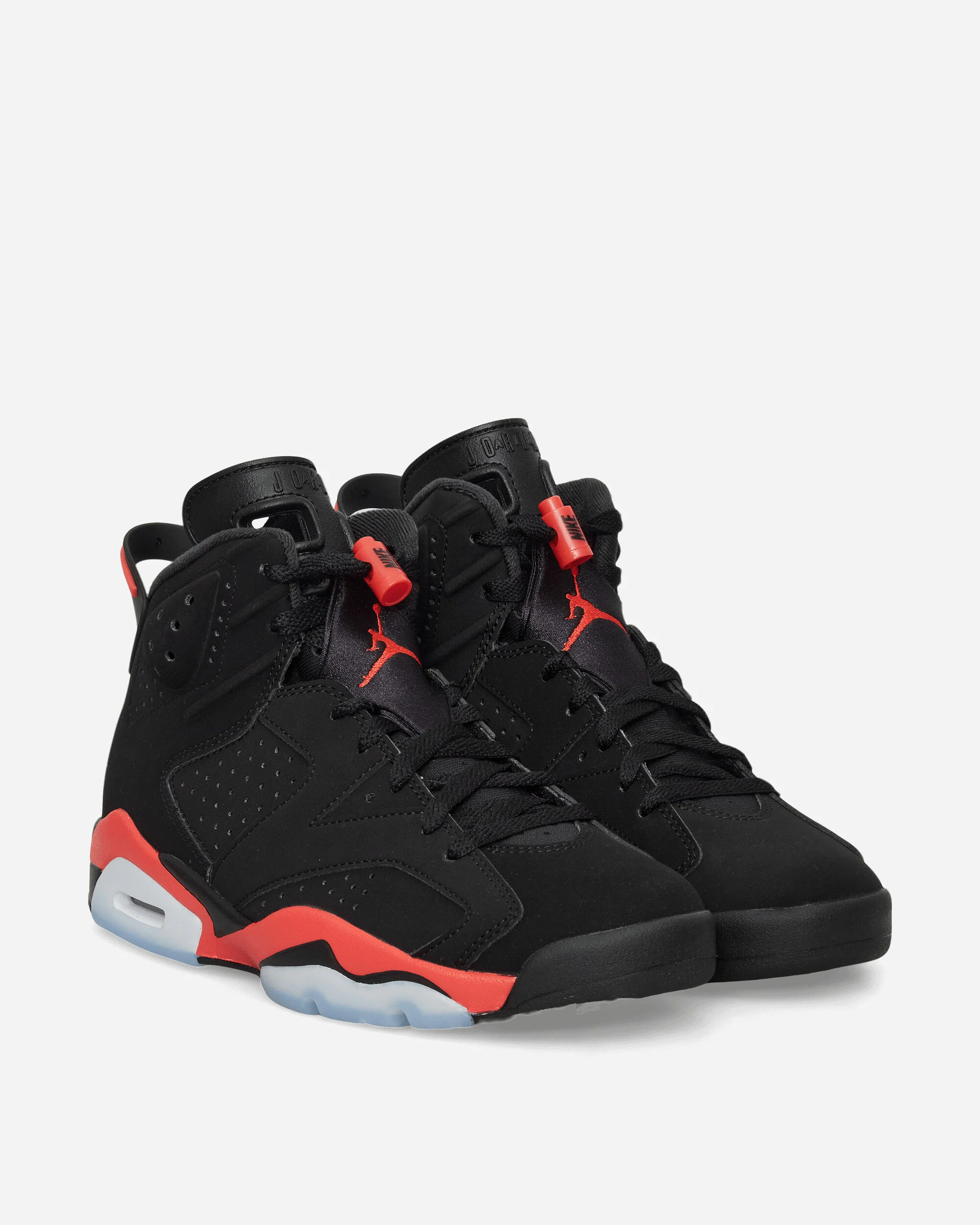 Air Jordan 6 Retro 'Infrared Salesman' Sneakers Black / Light Crimson - Image 2