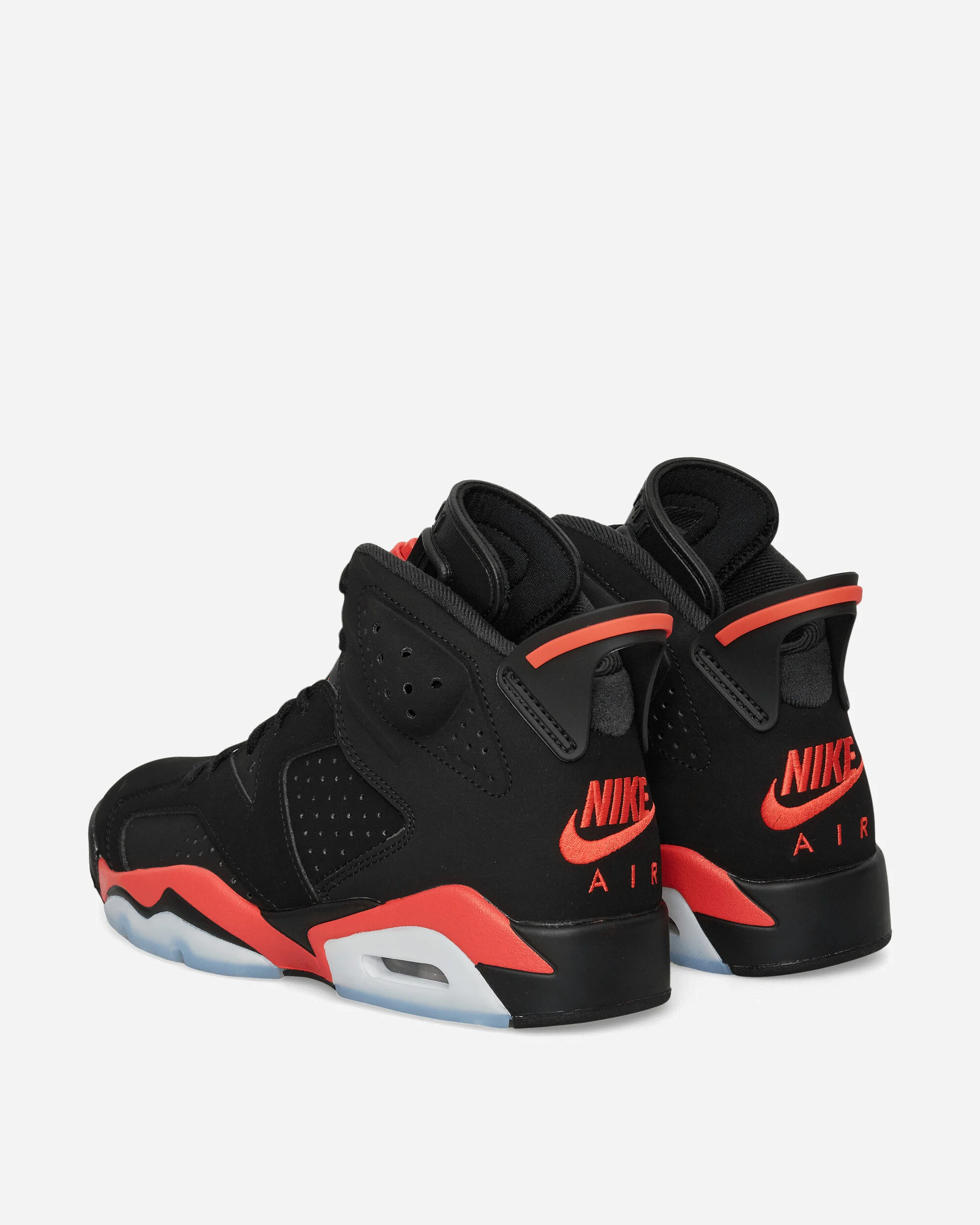 Air Jordan 6 Retro 'Infrared Salesman' Sneakers Black / Light Crimson - Image 4