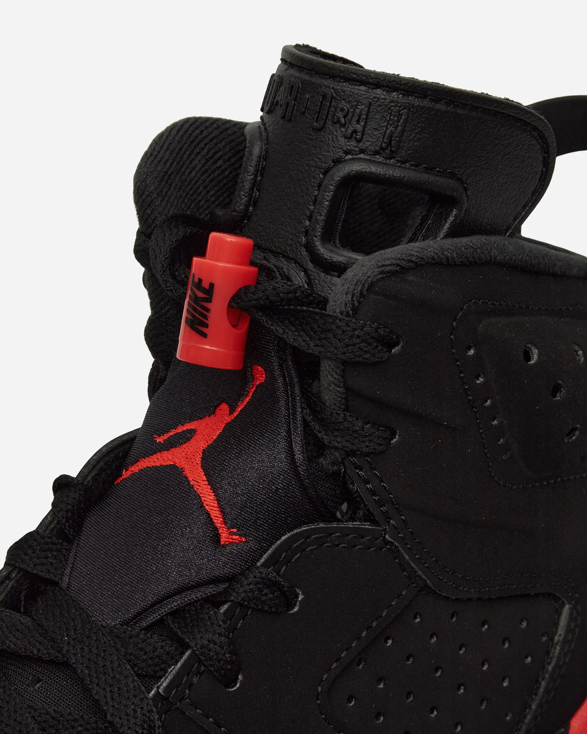 Air Jordan 6 Retro 'Infrared Salesman' Sneakers Black / Light Crimson - Image 6