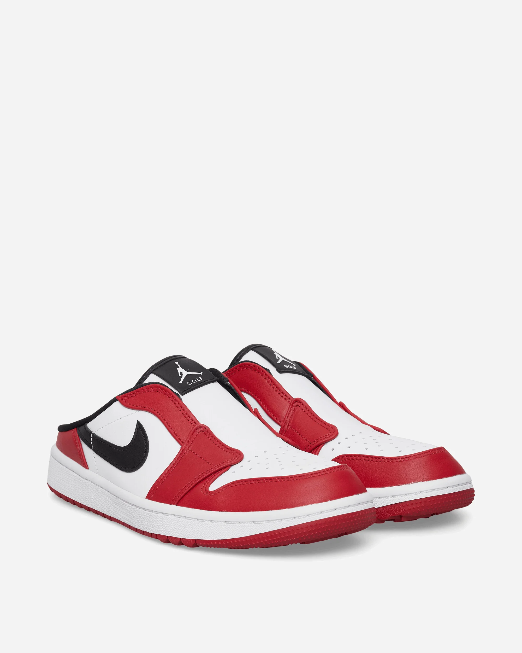 Air Jordan Mule Golf Shoes White / Varsity Red / Black - Image 2