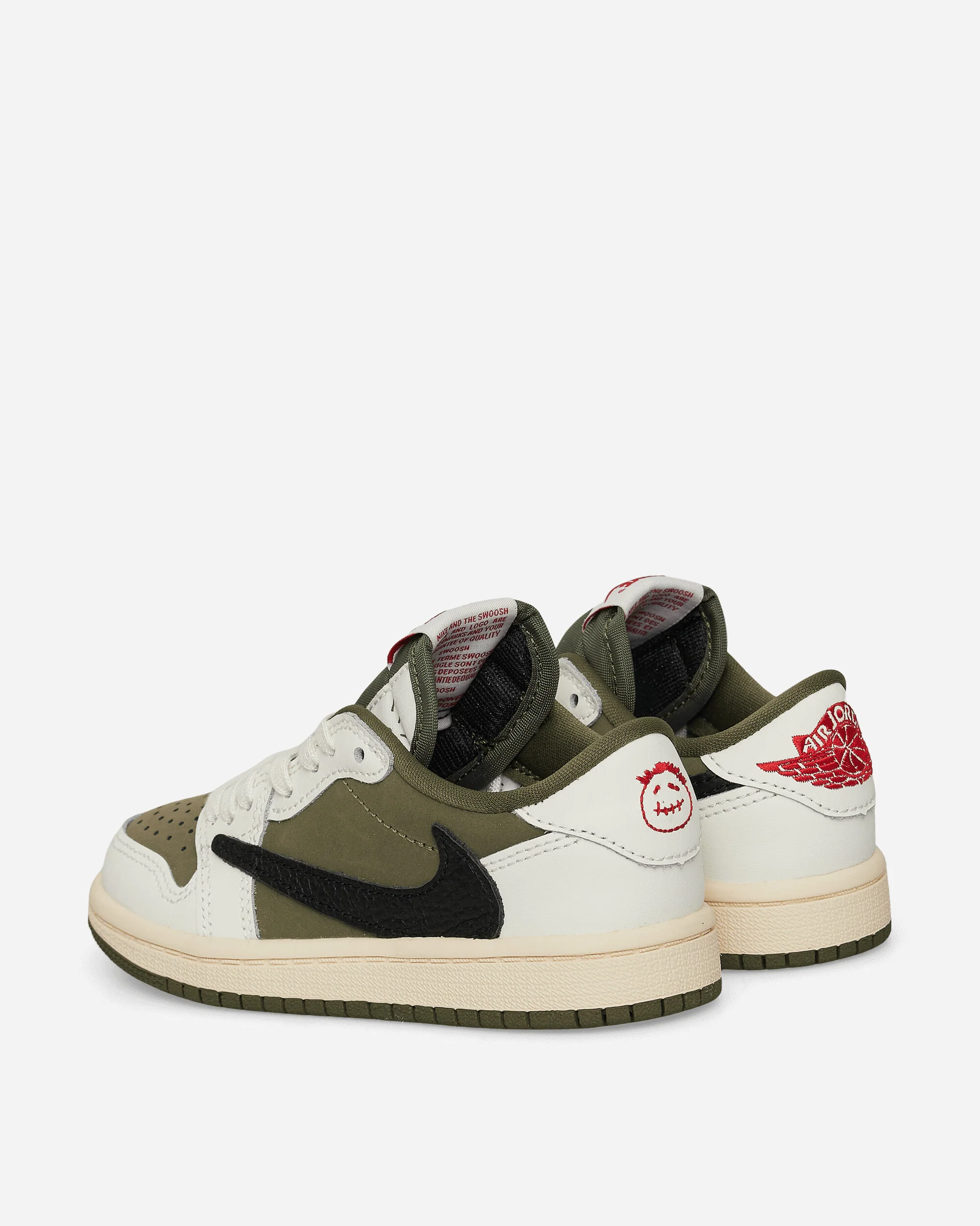 Travis Scott Air Jordan 1 Low (PS) Sneakers Medium Olive - Image 5