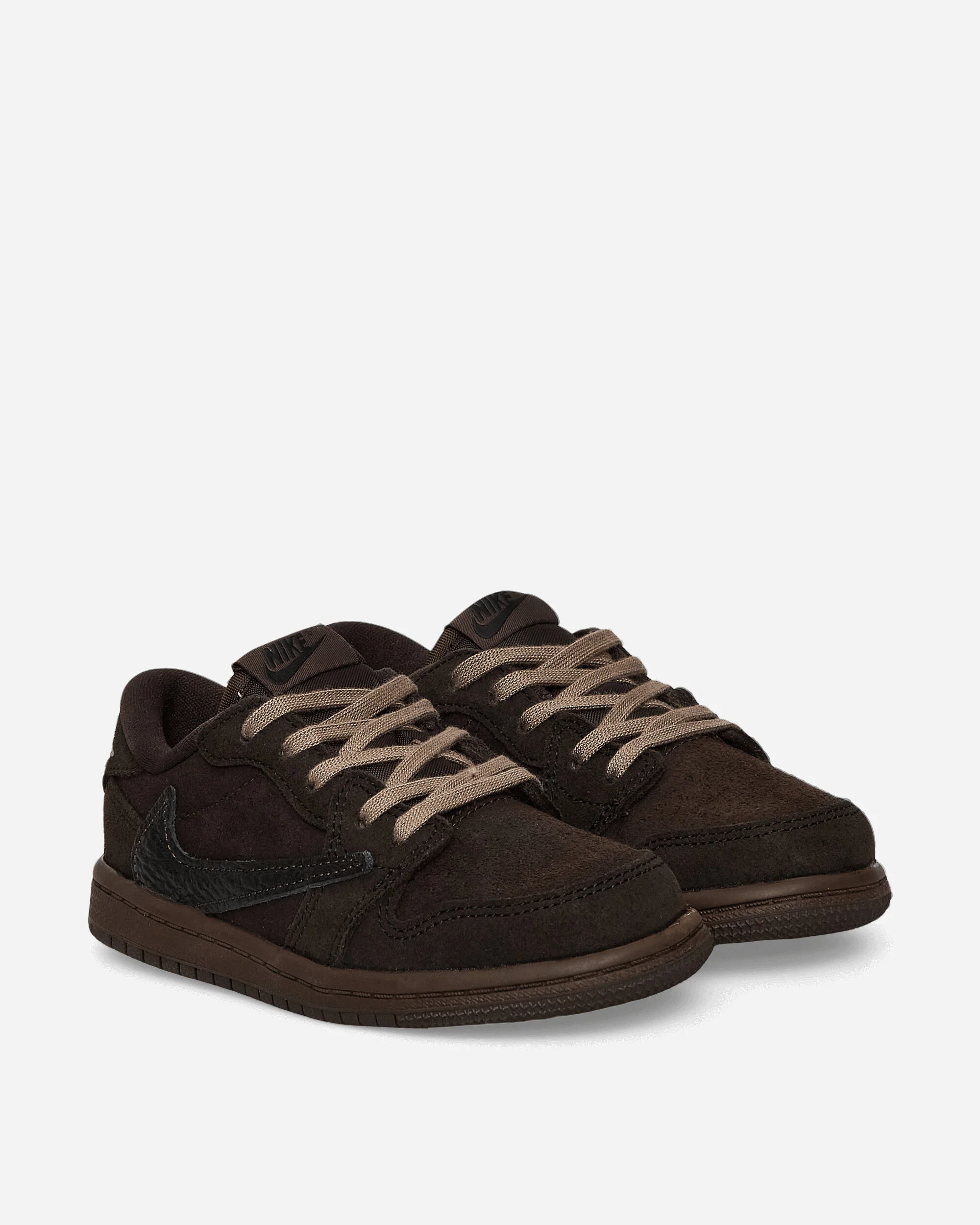 Travis Scott Air Jordan 1 Low (TD) Sneakers Velvet Brown / Dark Mocha - Image 3