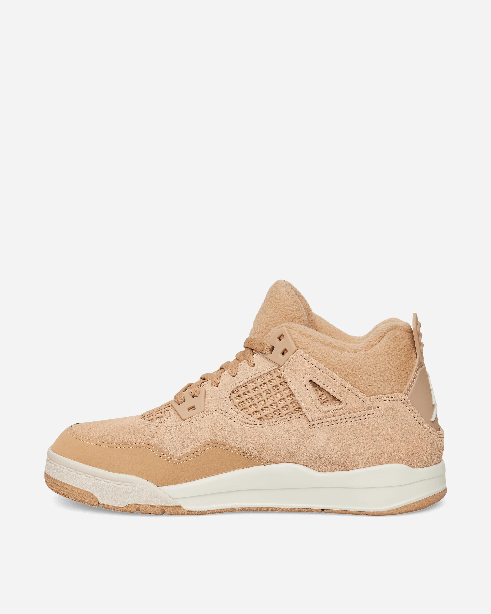 Air Jordan 4 Retro (PS) Sneakers Hemp / Light Orewood Brown - Image 4