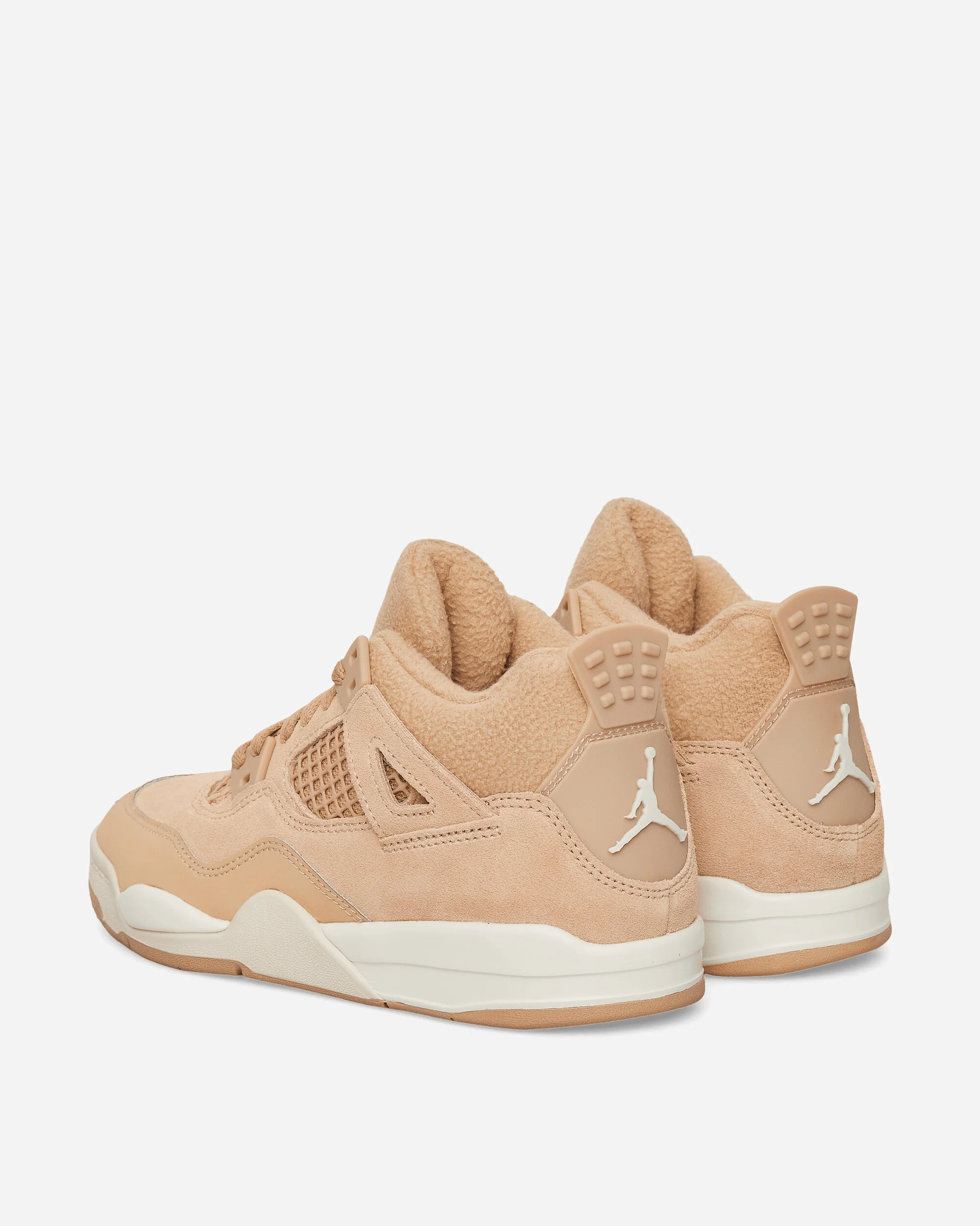 Air Jordan 4 Retro (PS) Sneakers Hemp / Light Orewood Brown - Image 5