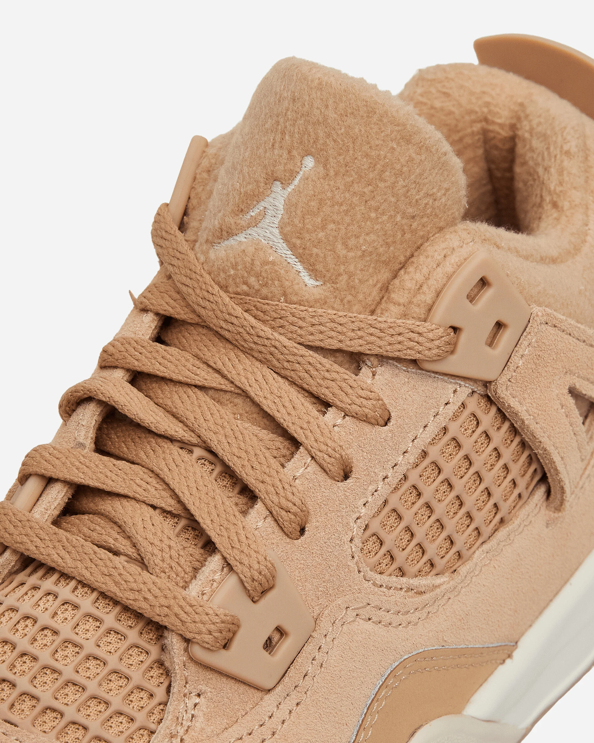 Air Jordan 4 Retro (PS) Sneakers Hemp / Light Orewood Brown - Image 7