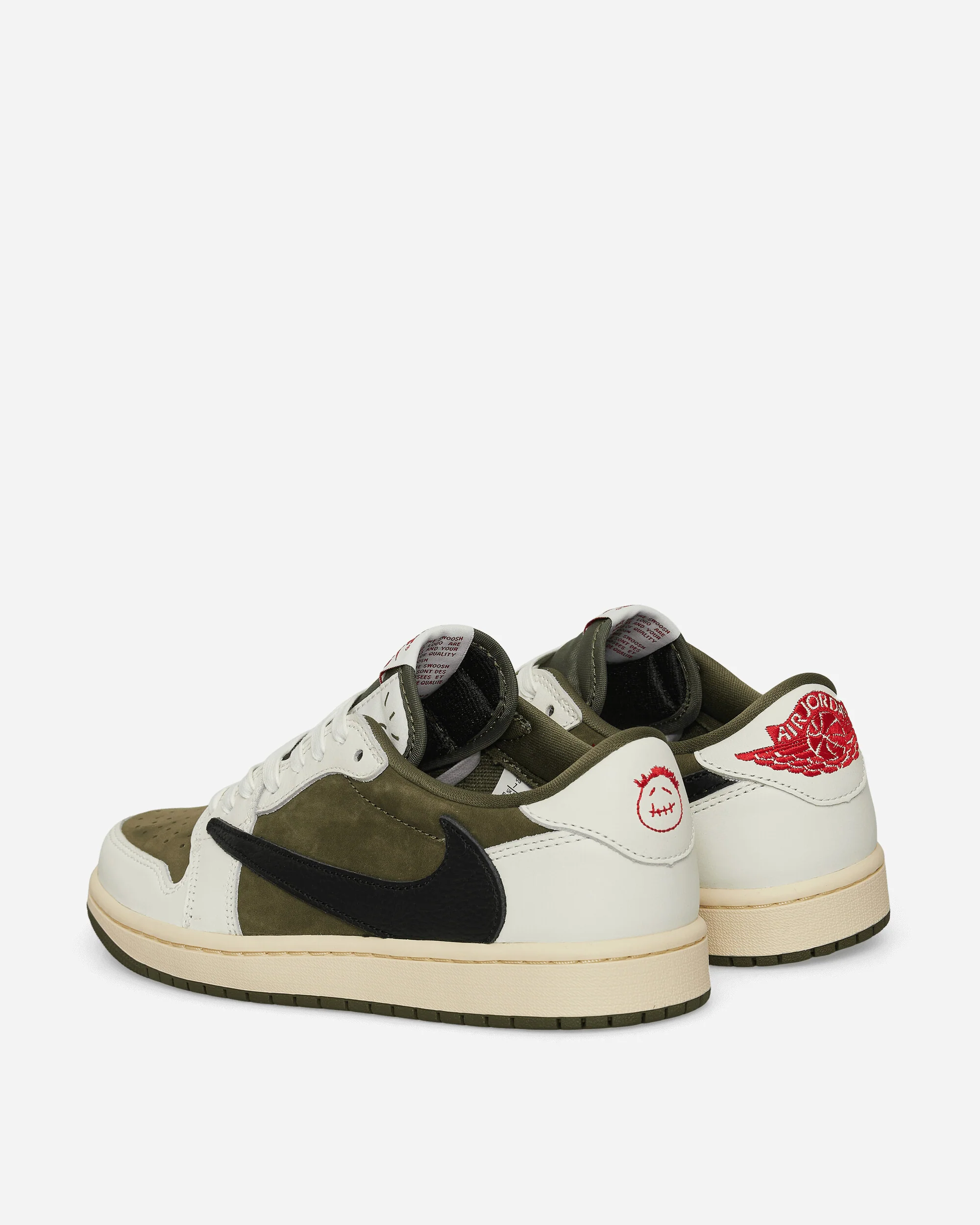 Travis Scott Air Jordan 1 Low Sneakers Medium Olive - Image 4