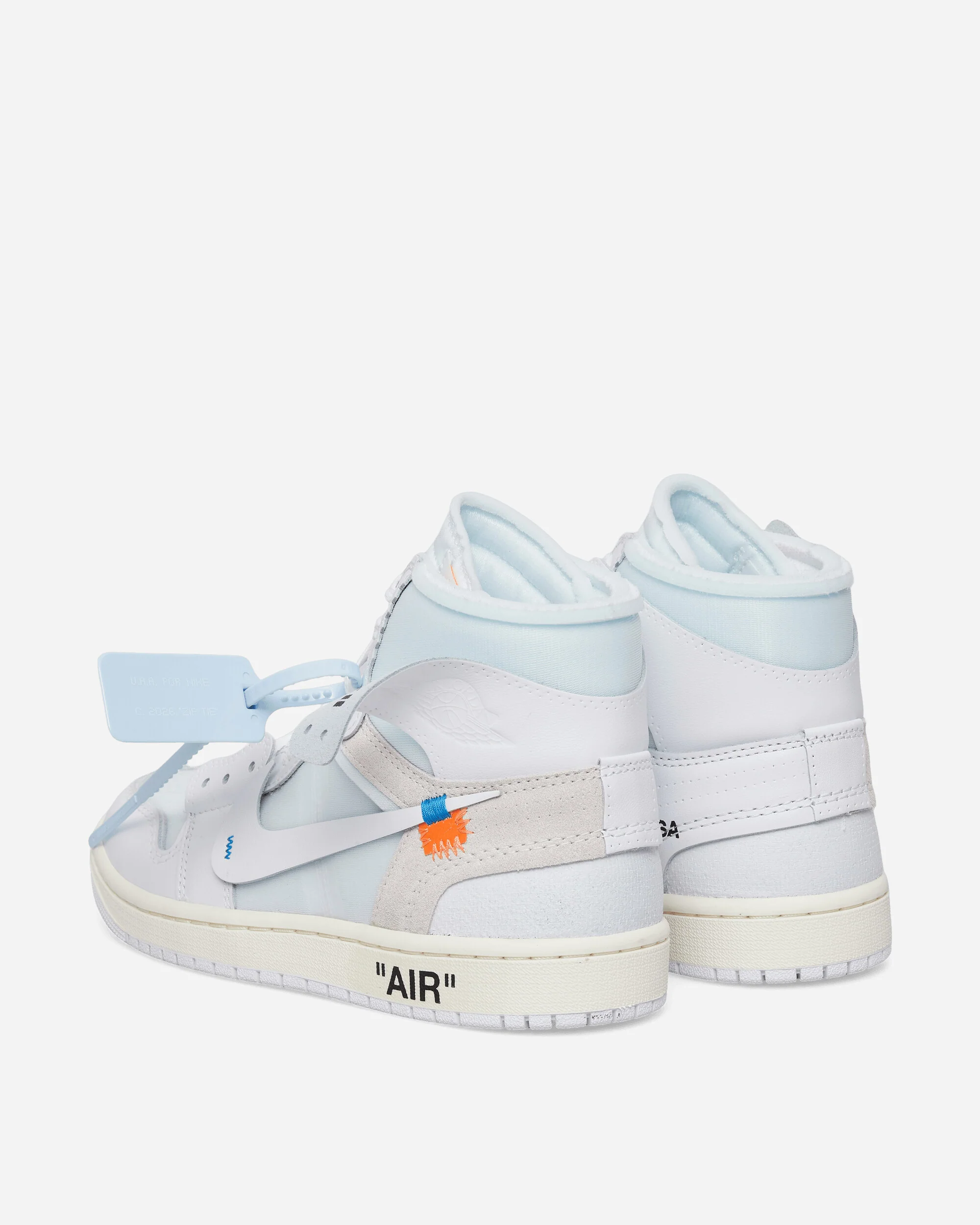 V.A.A. Air Jordan 1 High OG Sneakers White - Image 4