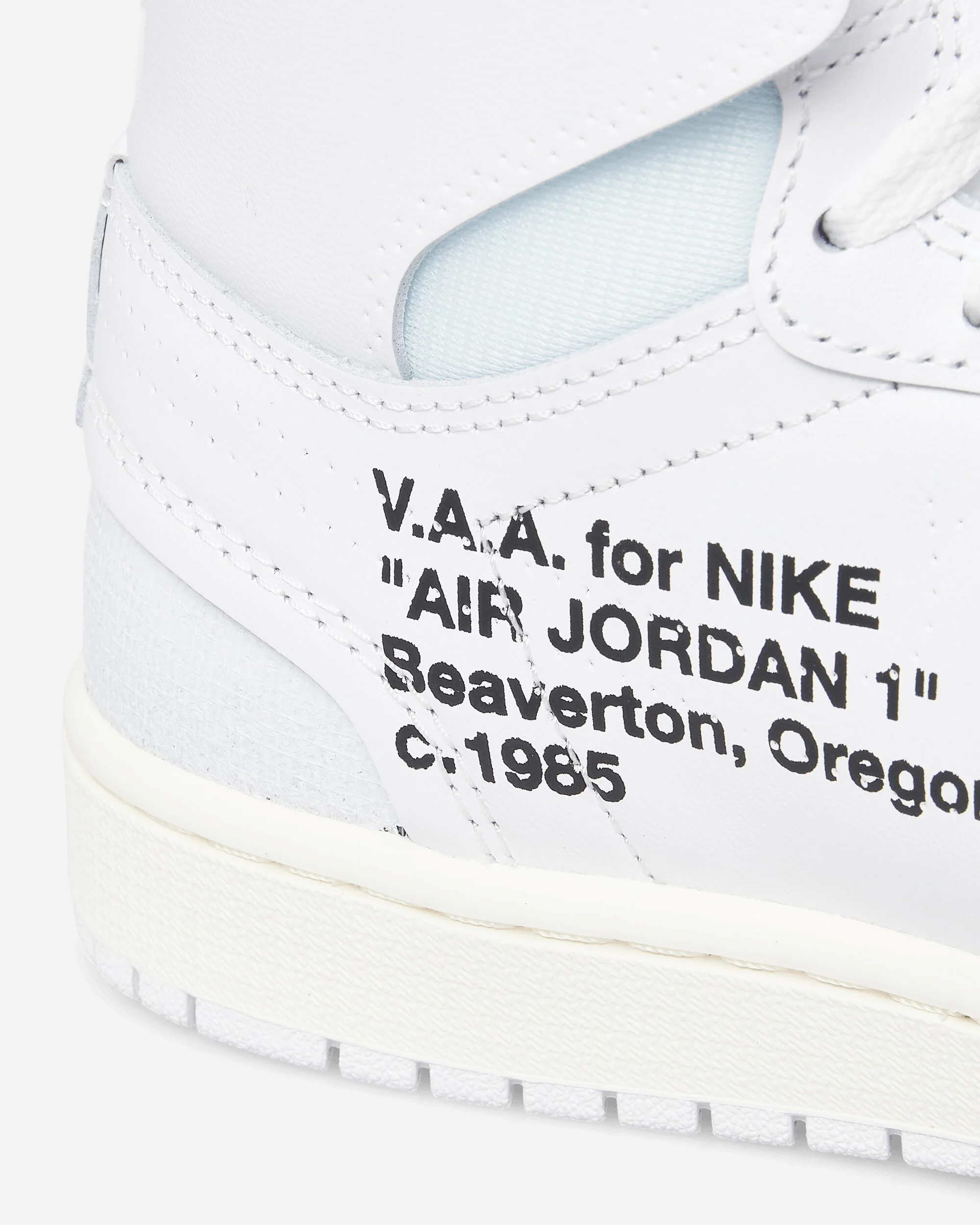 V.A.A. Air Jordan 1 High OG Sneakers White - Image 7