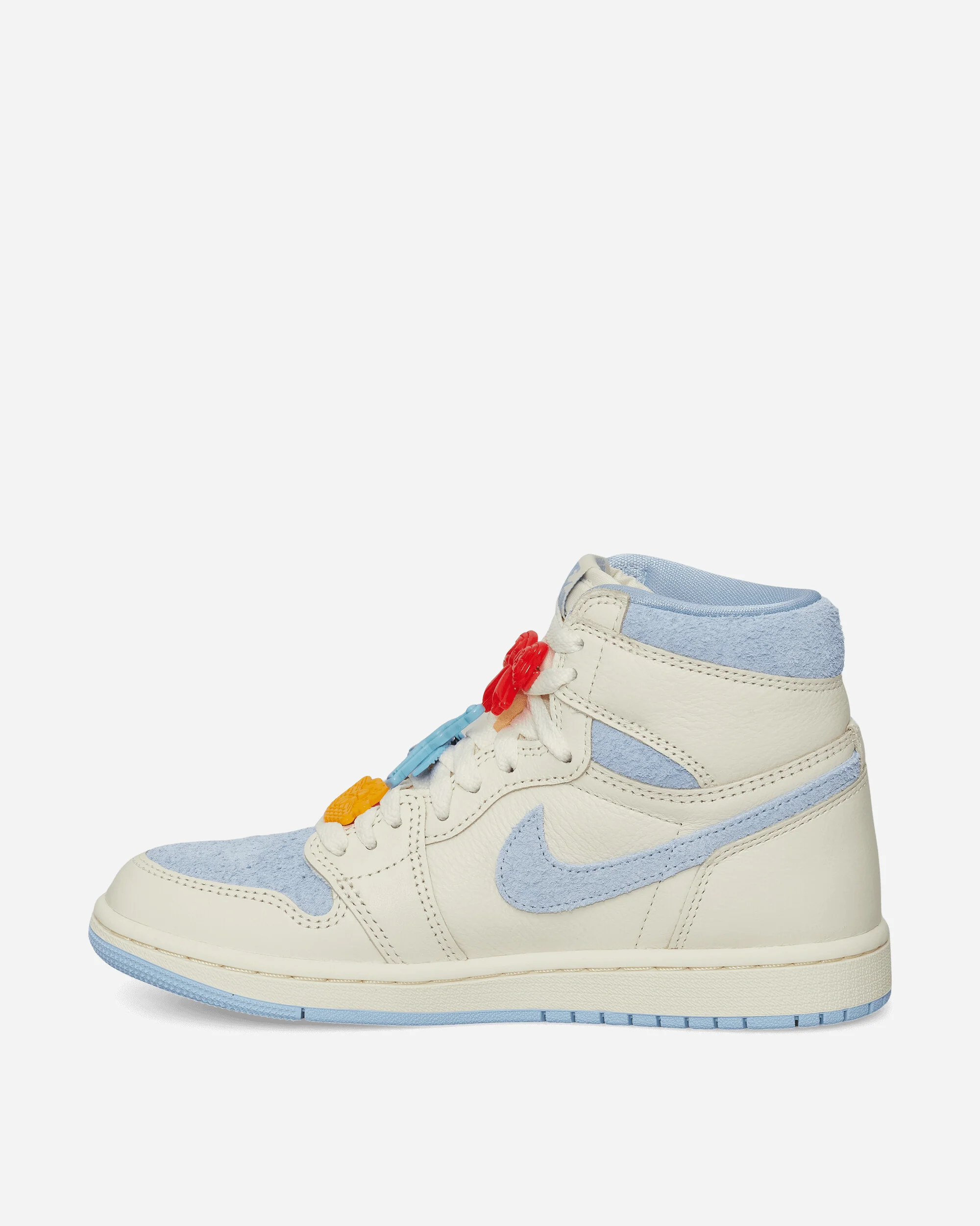 Women's Air Jordan 1 Retro High OG Sneakers Pale Ivory / Psychic Blue - Image 3