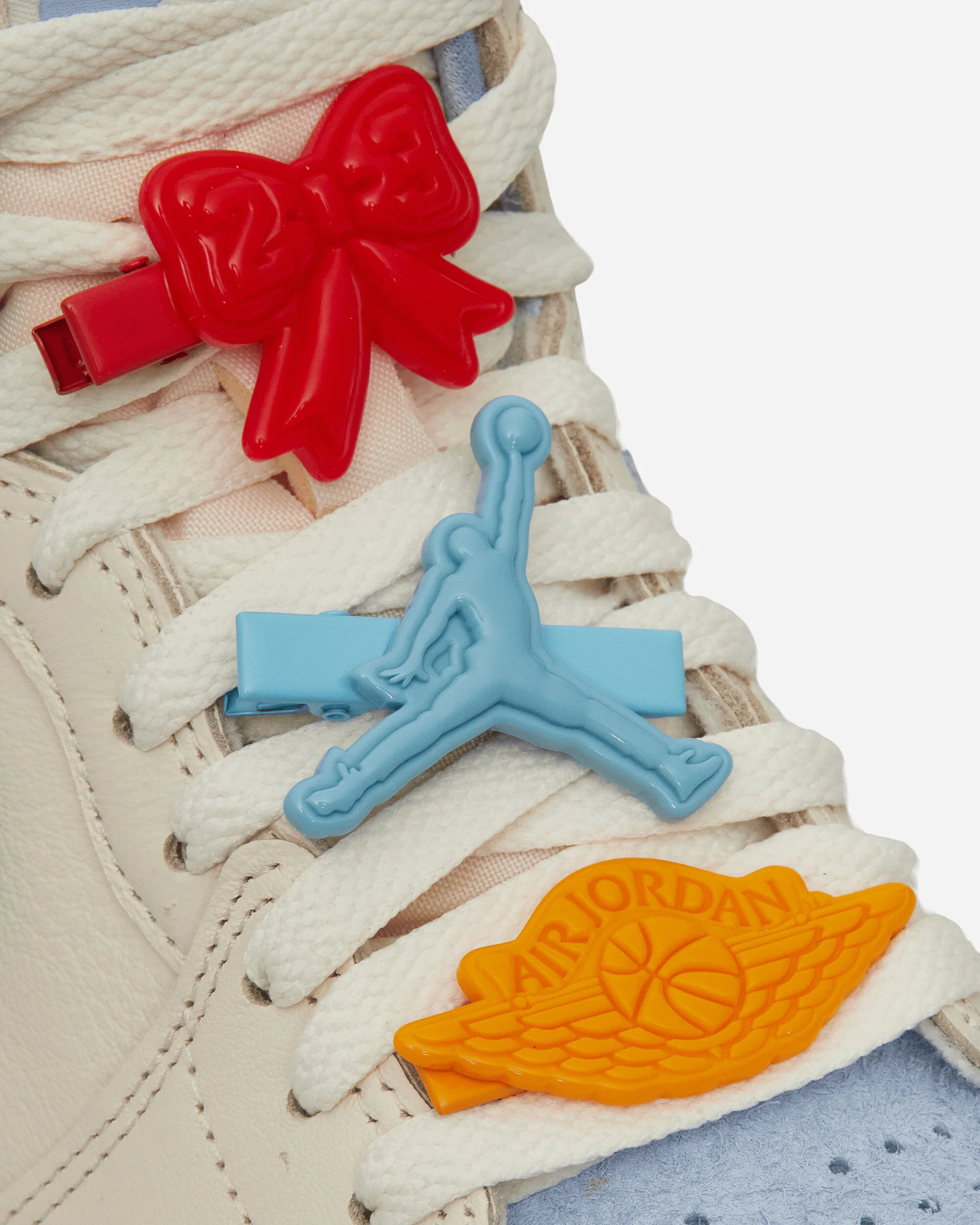 Women's Air Jordan 1 Retro High OG Sneakers Pale Ivory / Psychic Blue - Image 6