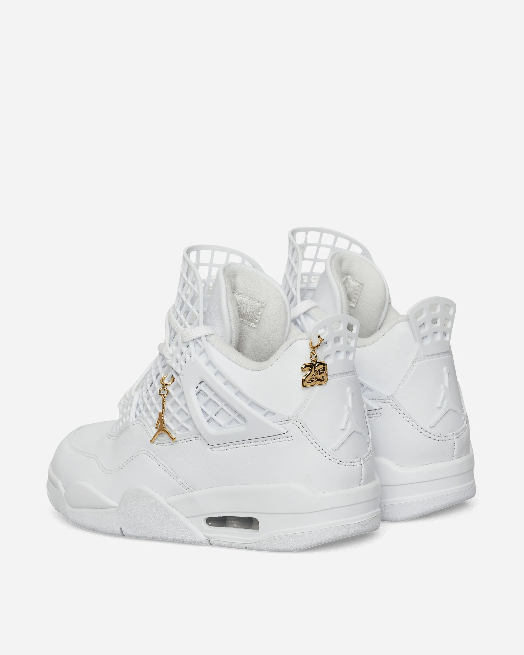 Women's Air Jordan 4 Net Sneakers White - Image 5