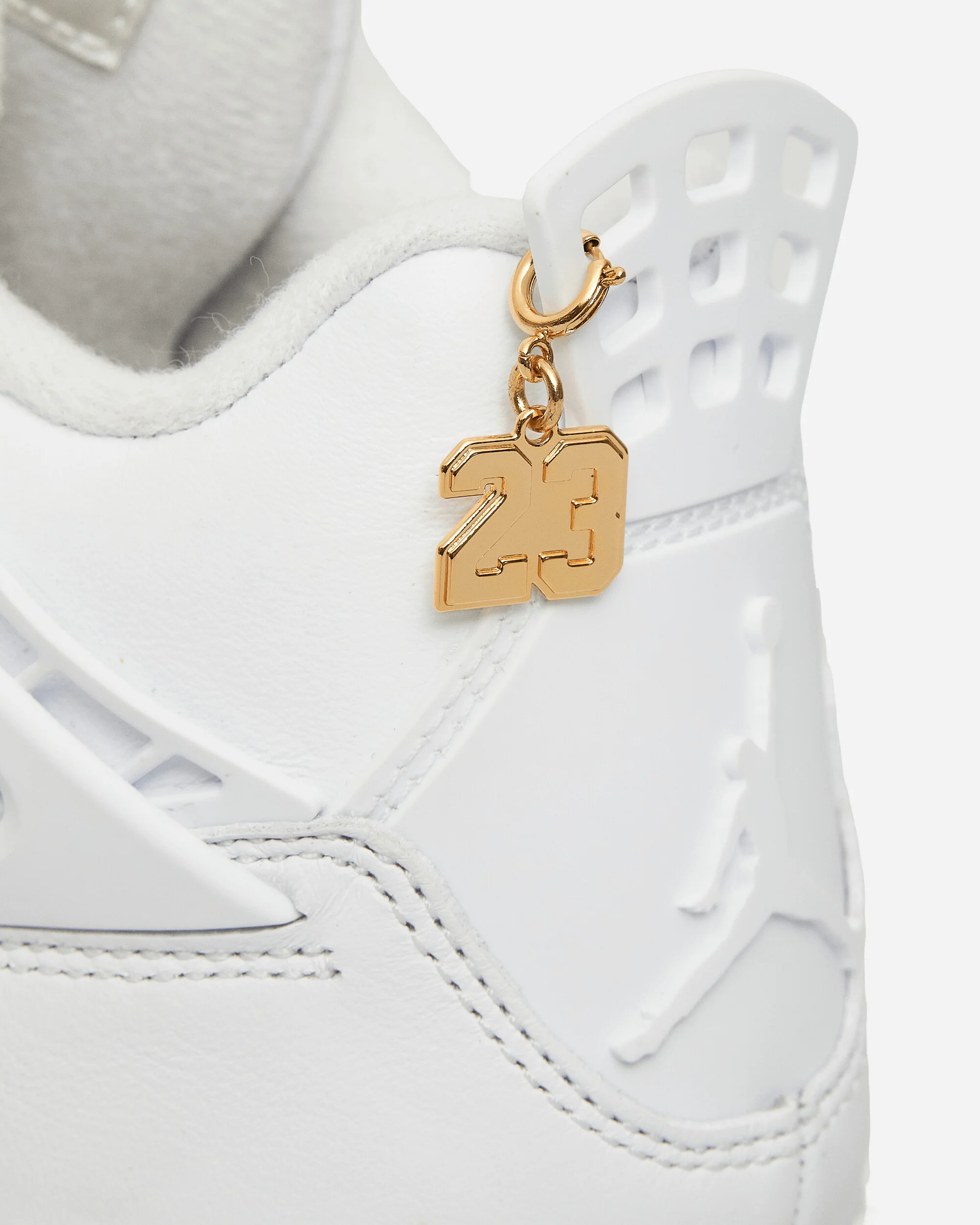 Women's Air Jordan 4 Net Sneakers White - Image 7