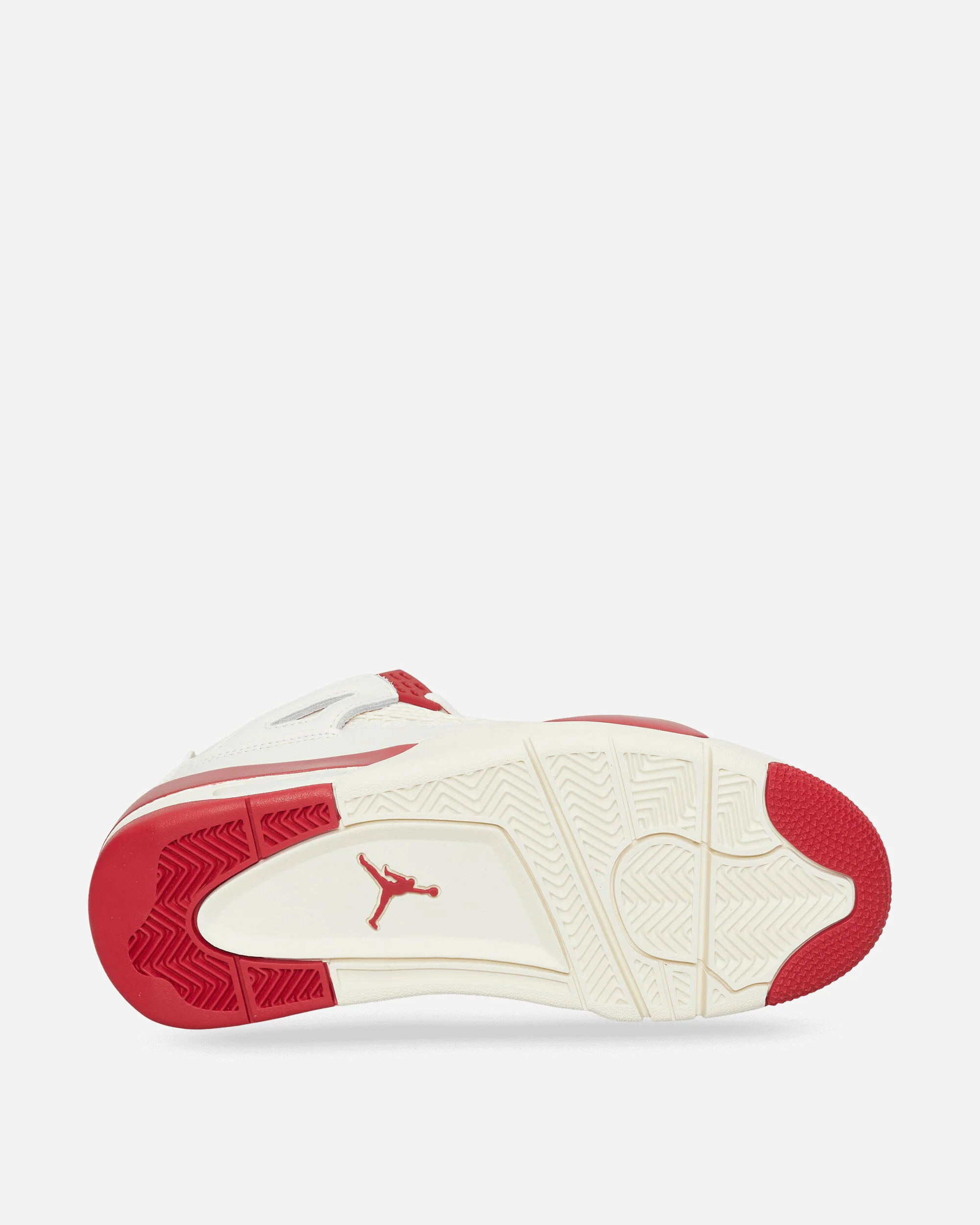 Women's Air Jordan 4 Sneakers Pale Ivory / Tough Red - Image 5