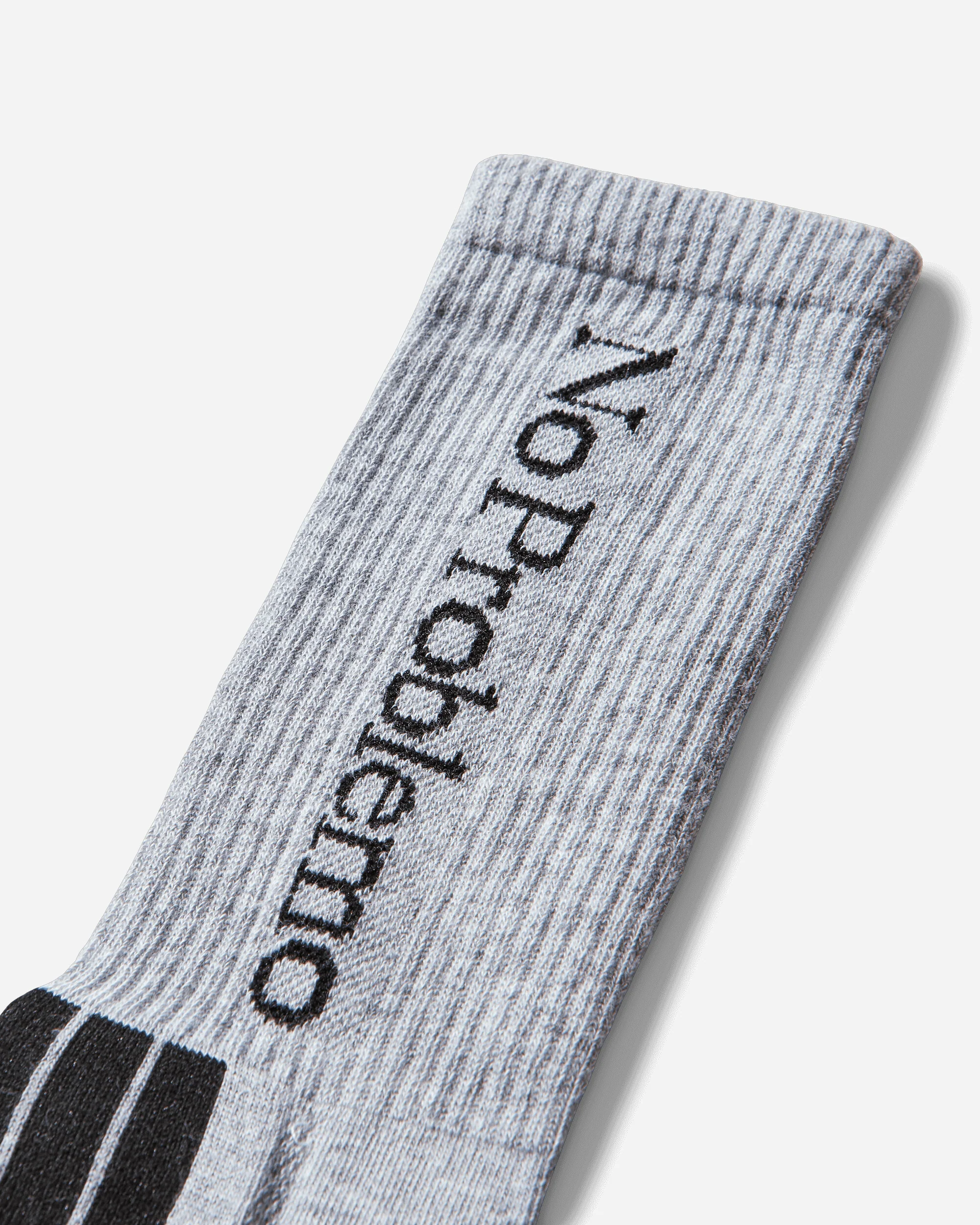 Logo Socks Grey Marl - Image 3