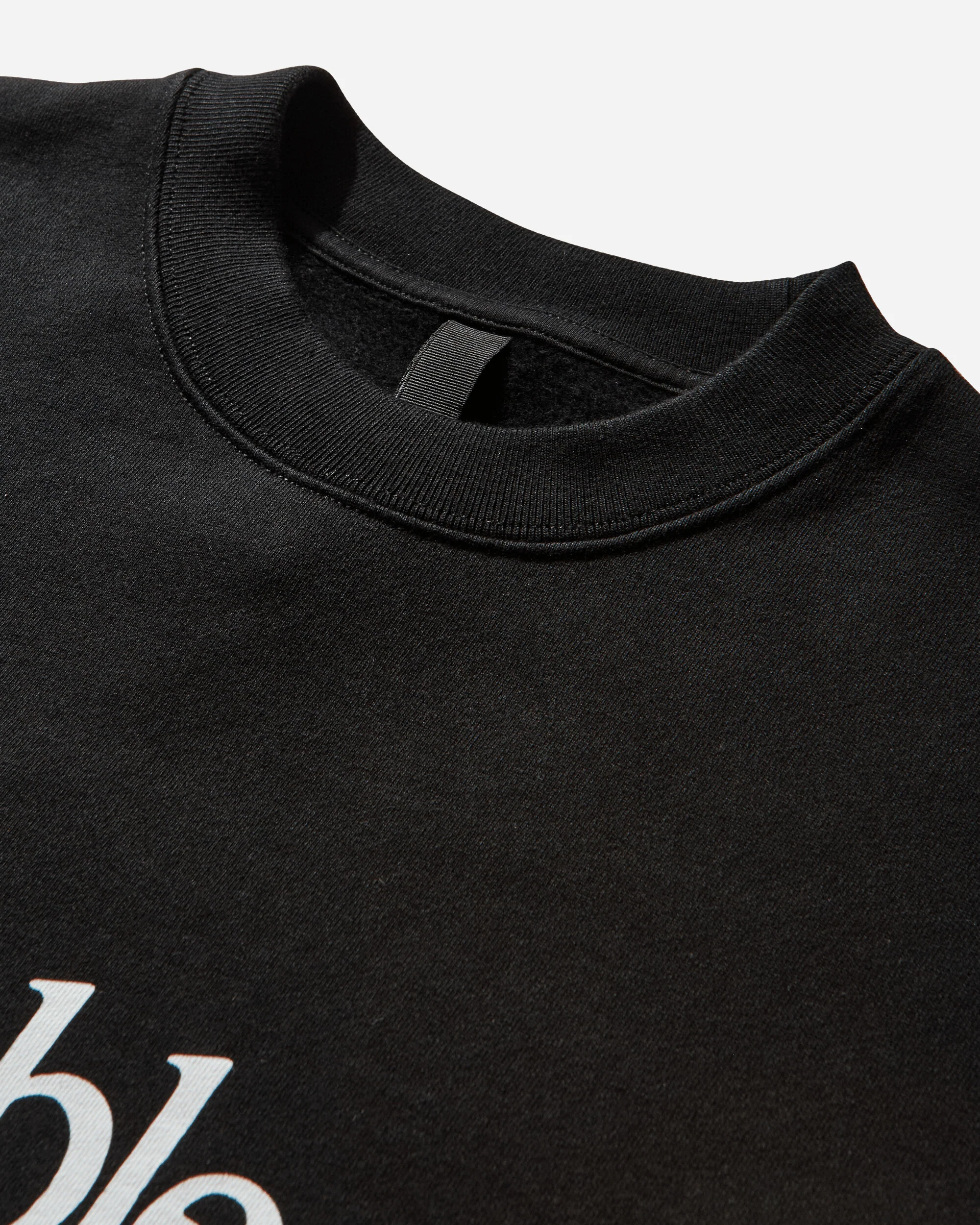 Logo Crewneck Sweatshirt Black - Image 4