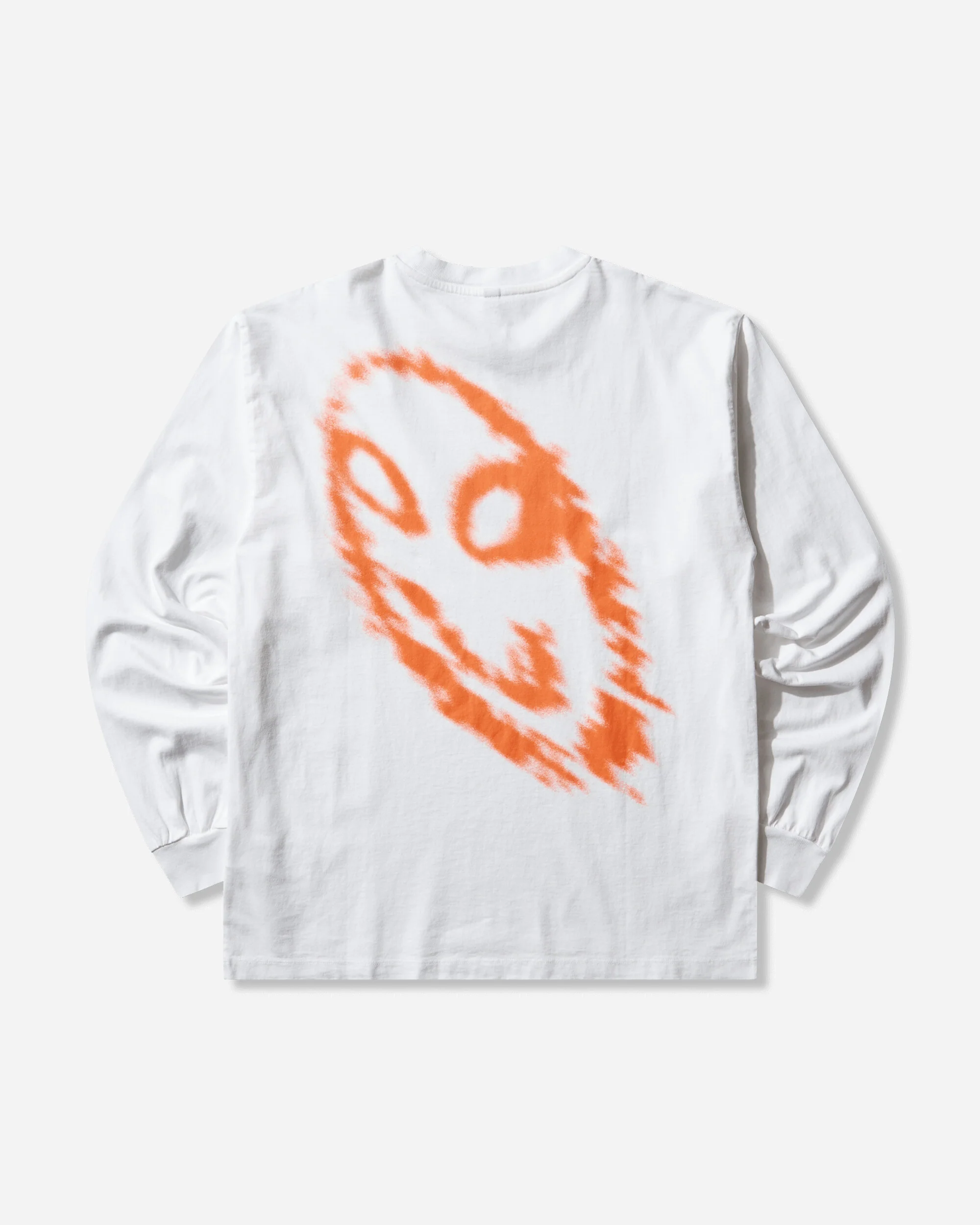 Smile Away Longsleeve T-Shirt White - Image 2
