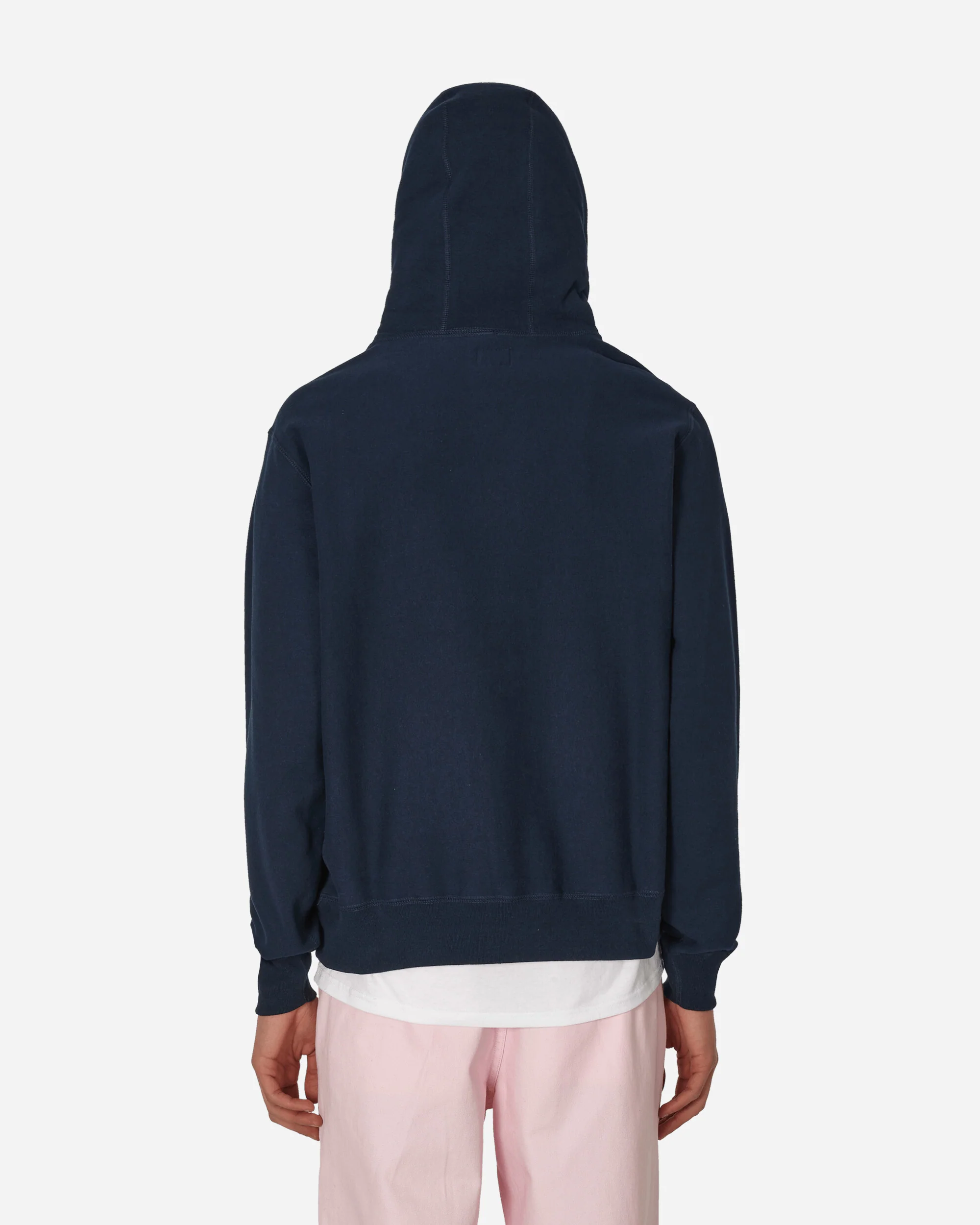 Classic Hooded Sweatshirt Navy - Image 3