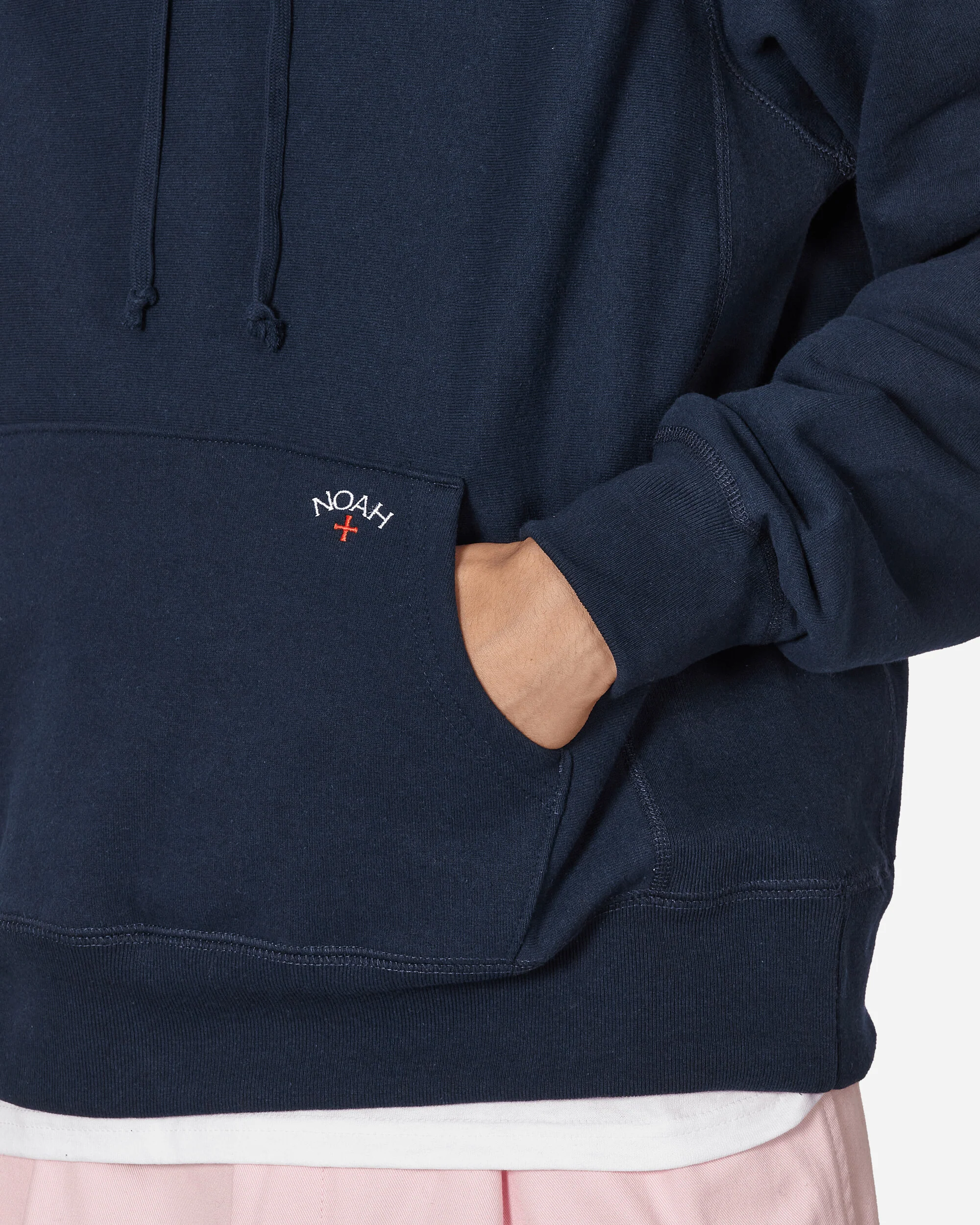 Classic Hooded Sweatshirt Navy - Image 5