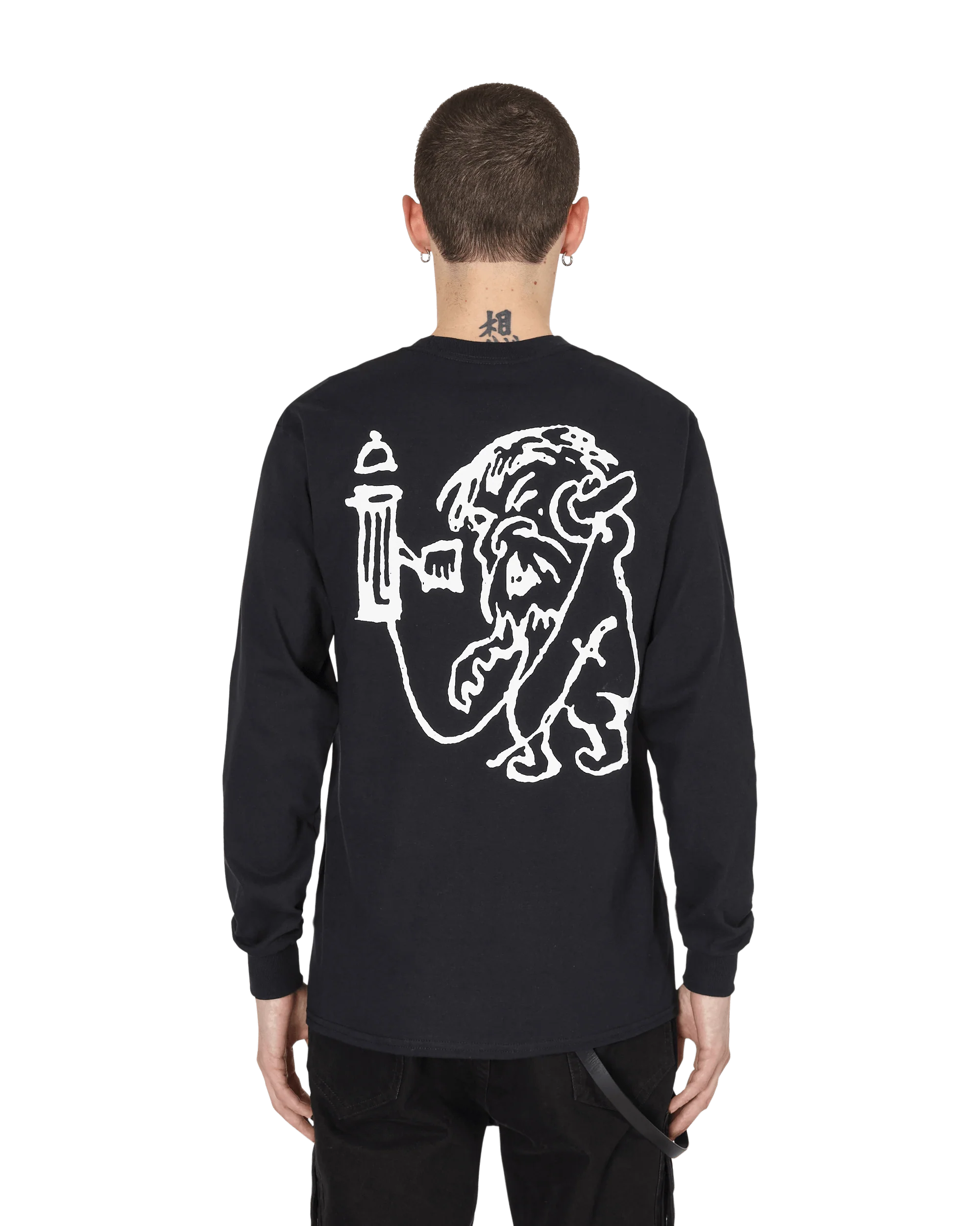 Slam Jam Gremlin Tune Longsleeve T-Shirt Black - Image 4