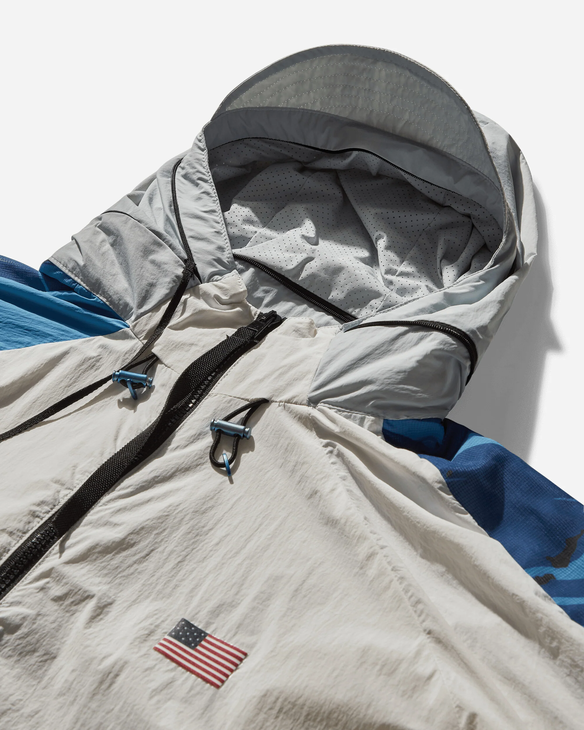 Men's Team USA Surfing Windbreaker Liquid Gray - Image 3