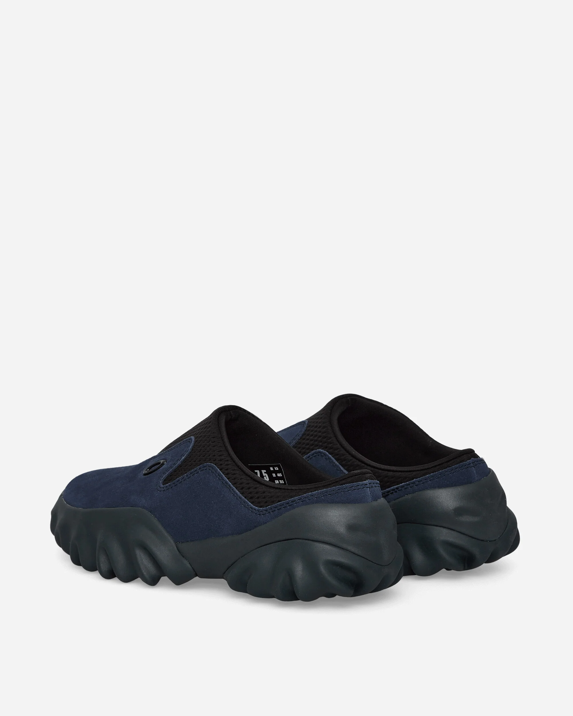 Suede Chop Saw Mules Navy - Image 4