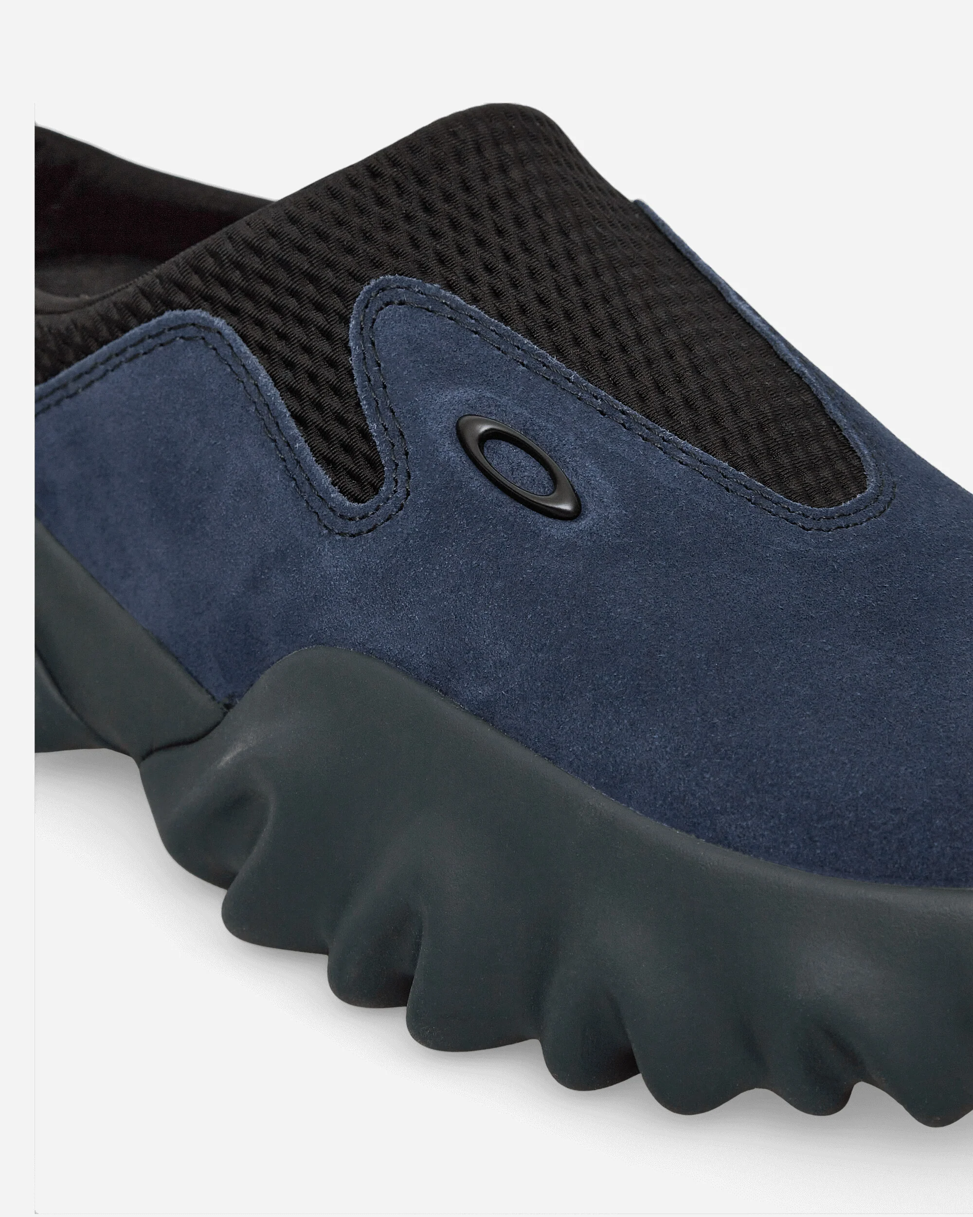 Suede Chop Saw Mules Navy - Image 6