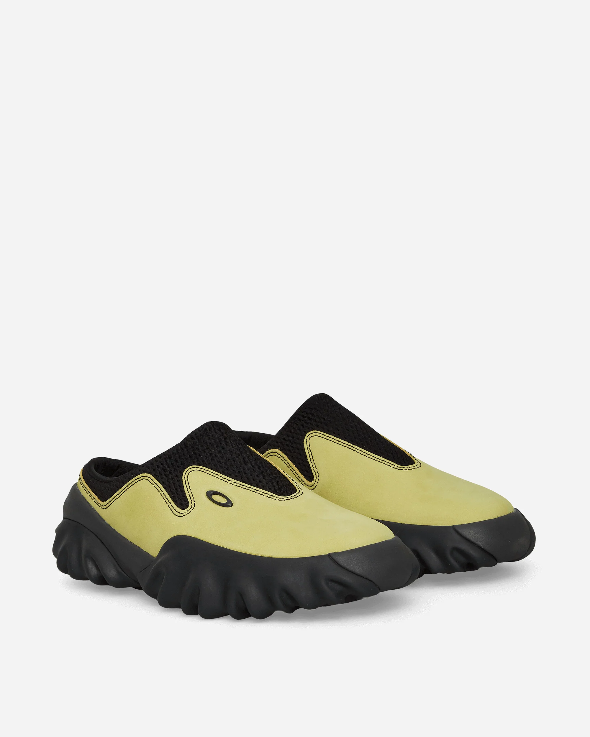 Suede Chop Saw Mules Celery / Black - Image 2