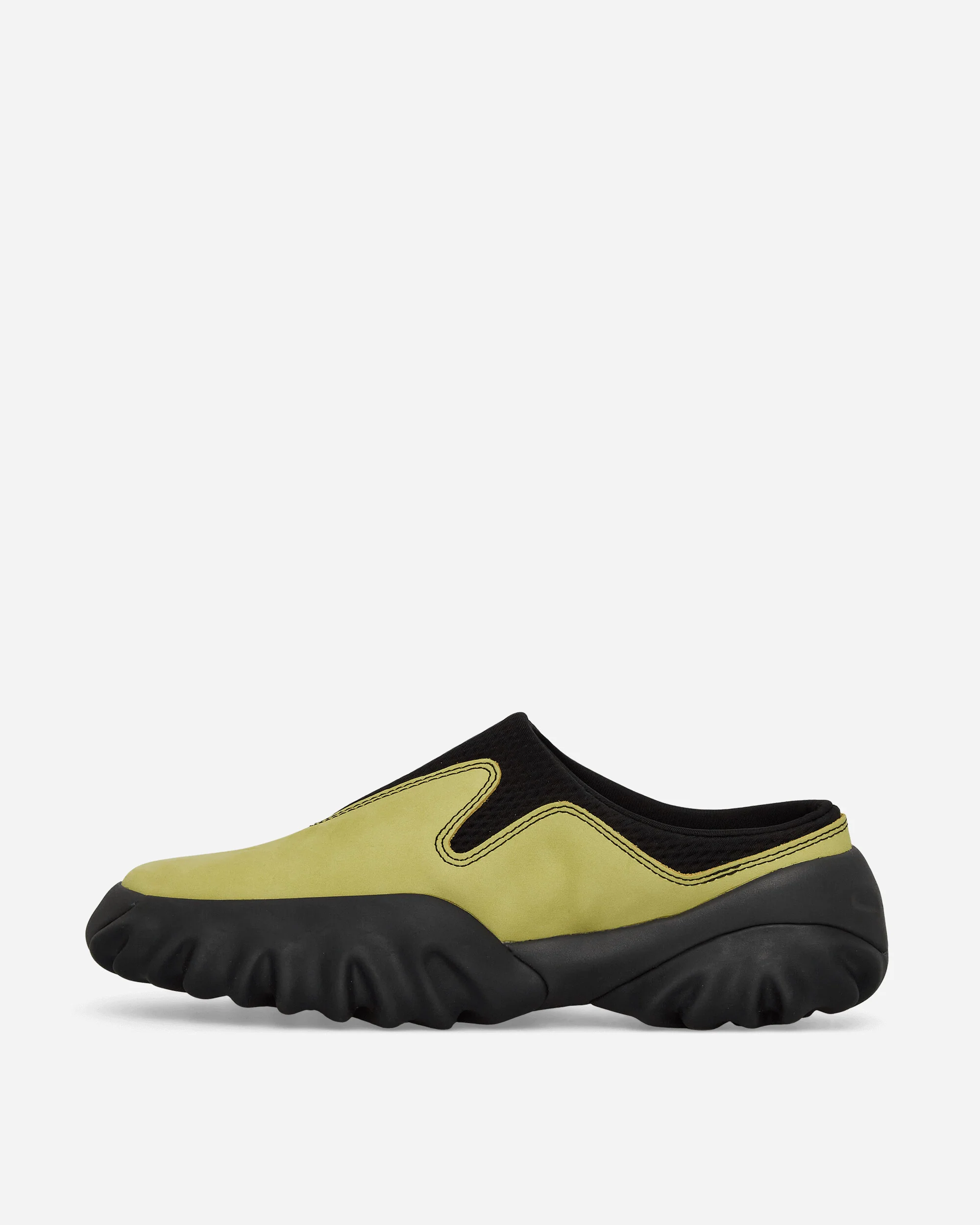 Suede Chop Saw Mules Celery / Black - Image 3