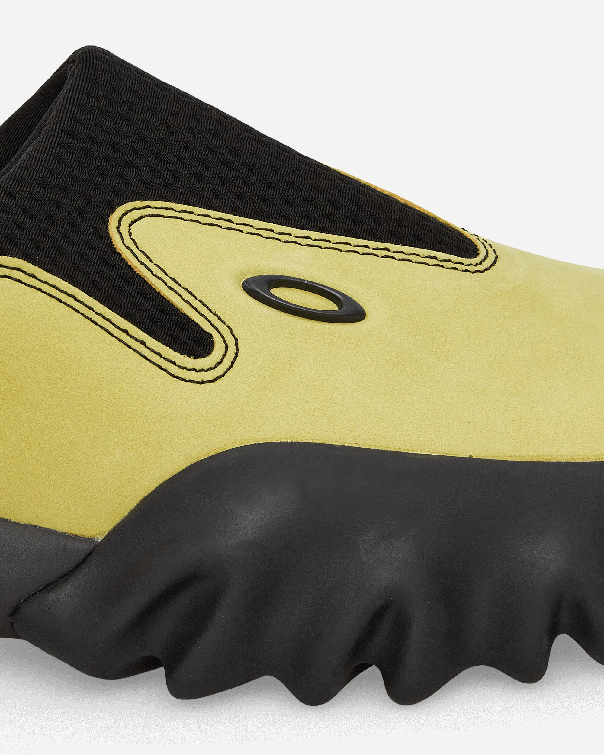 Suede Chop Saw Mules Celery / Black - Image 6