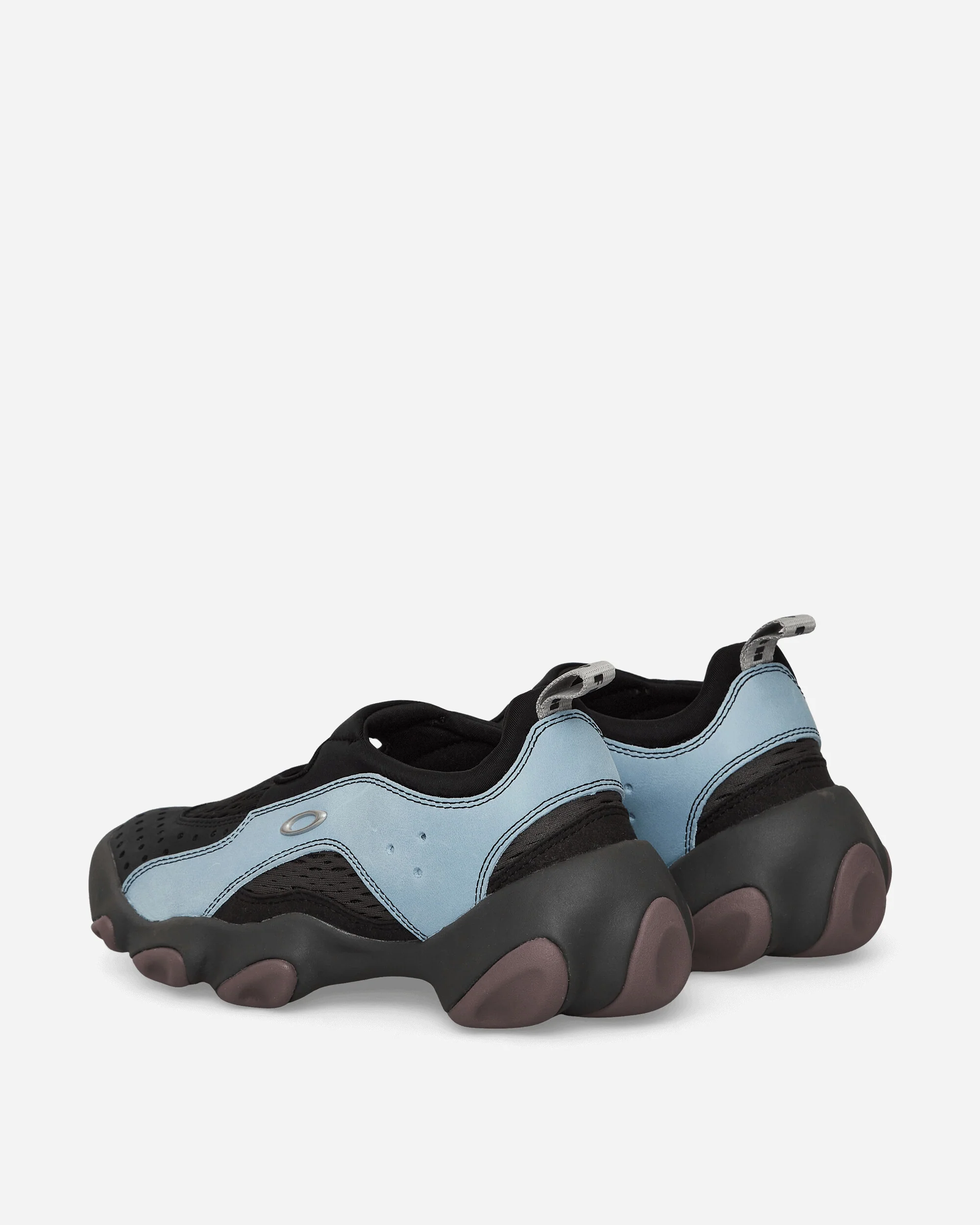 Suede Flesh Sandals Stone Blue - Image 4