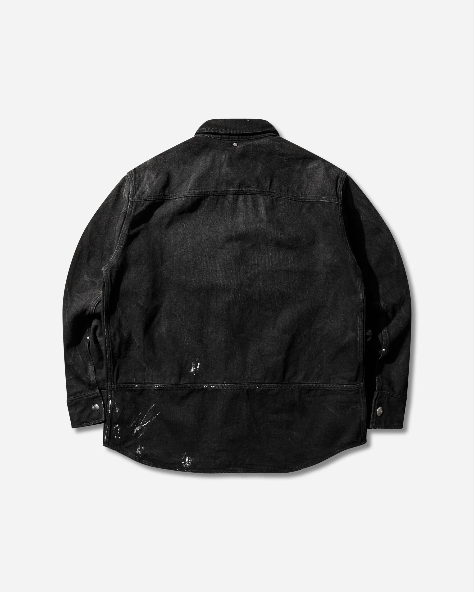 Men's Dyed Denim Shirt Black - Image 2