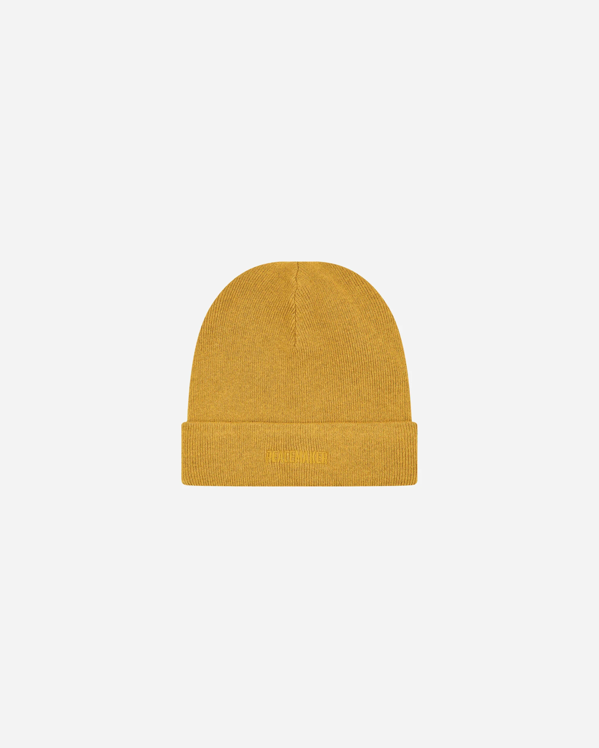 Wool Beanie Yellow - Image 3