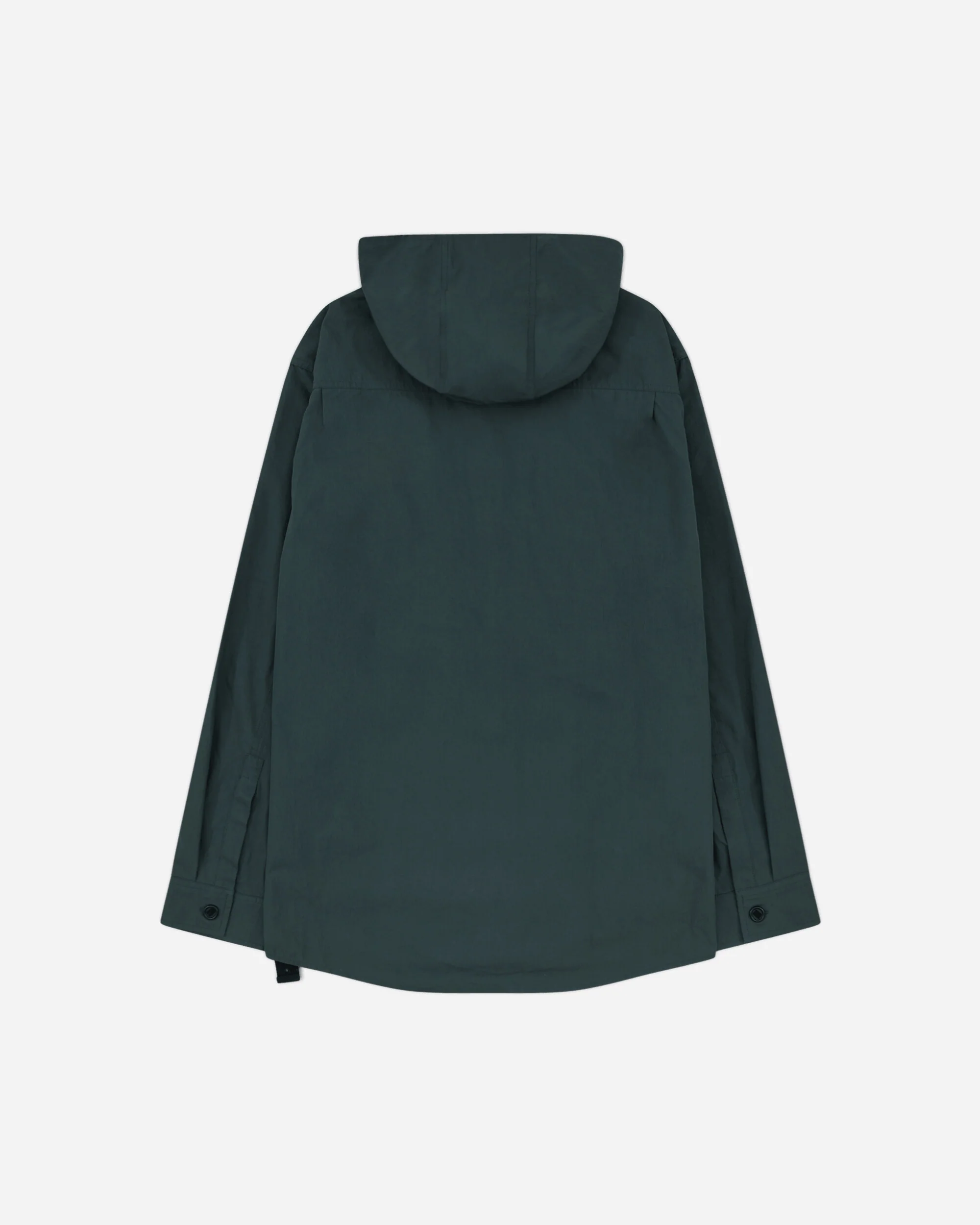 Men's Hooded Shirt Dark Green - Image 2