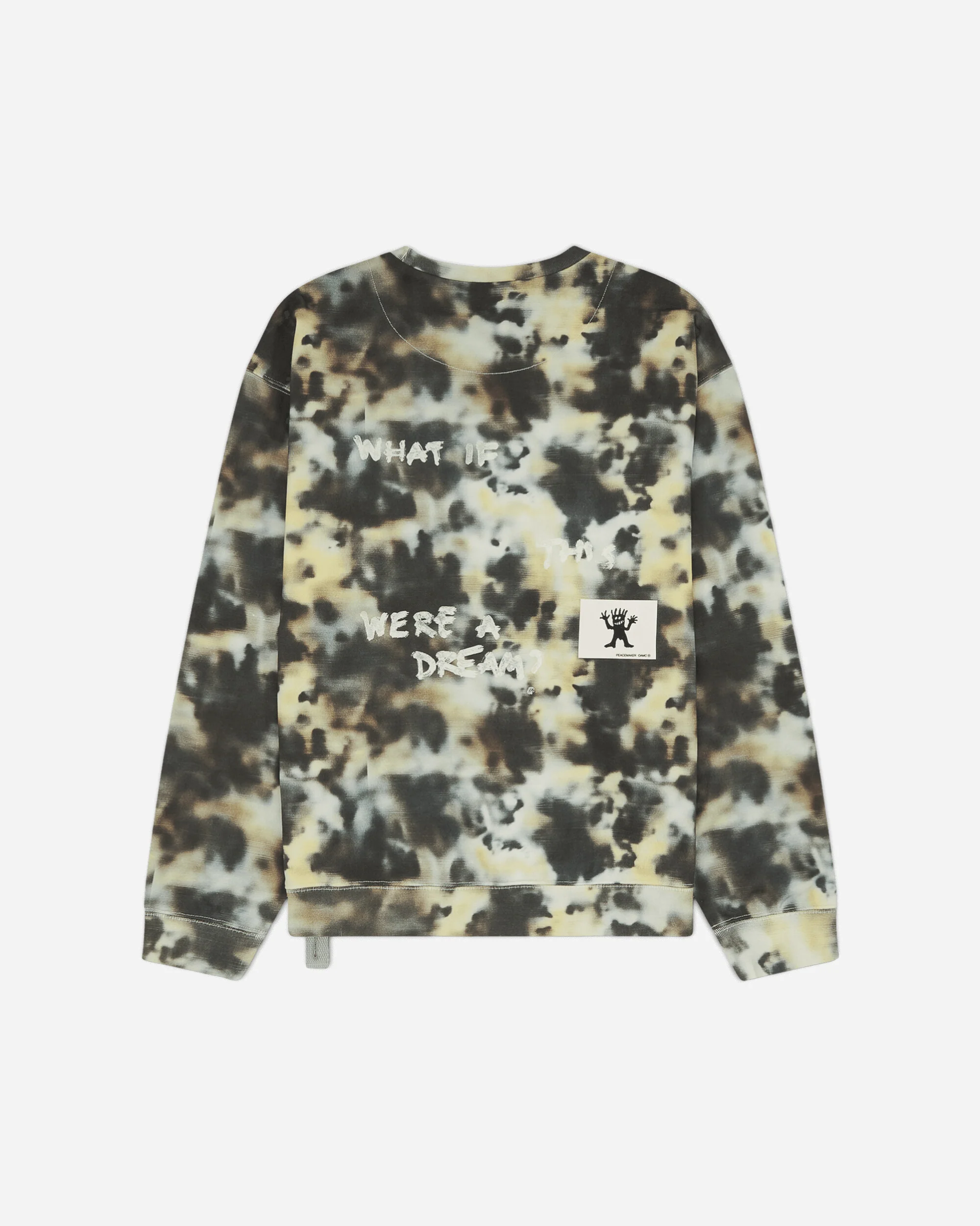 Men's Loose Fit Crewneck Sweatshirt Military Camo - Image 2