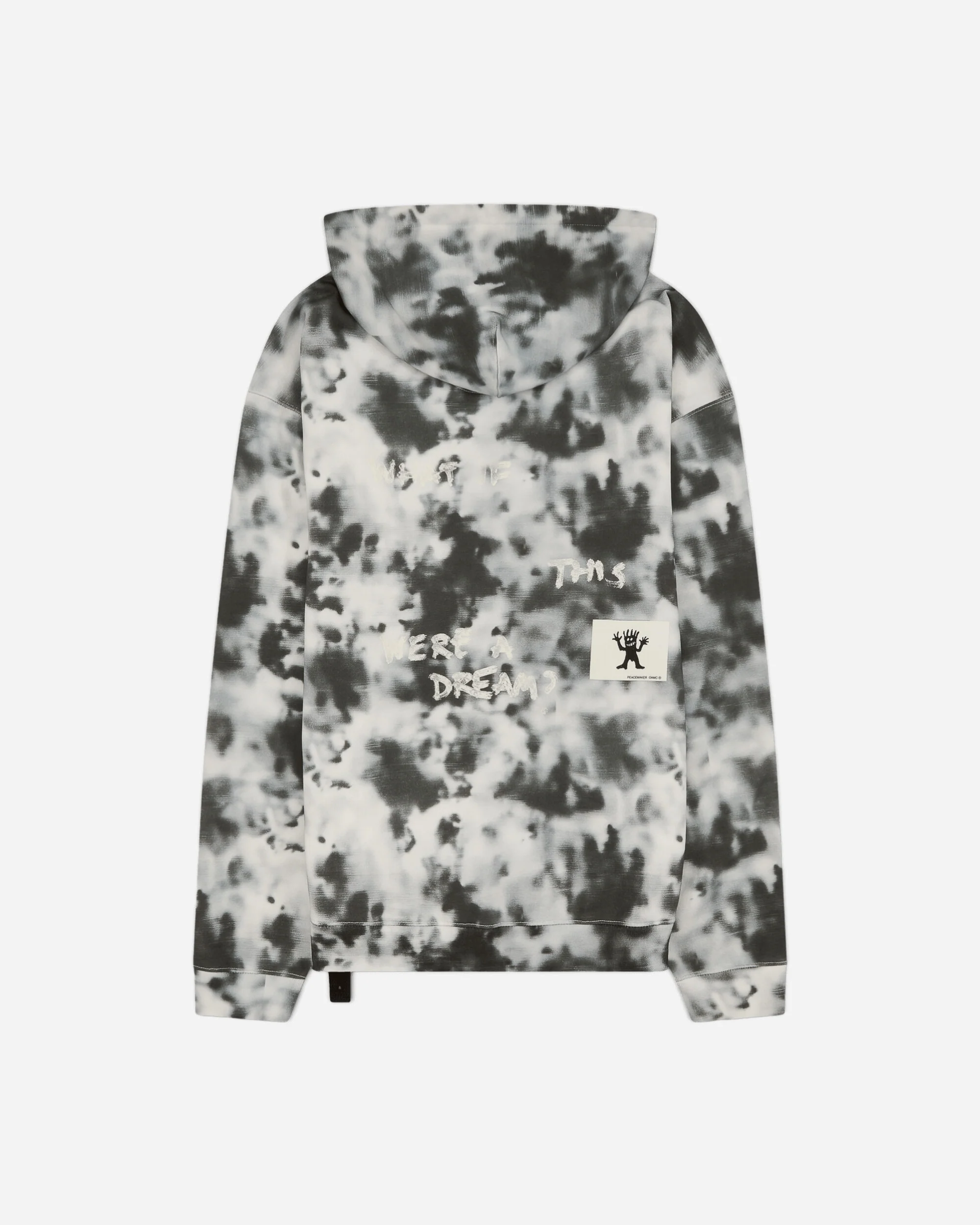 Men's Loose Fit Hoodie Black Camo - Image 2