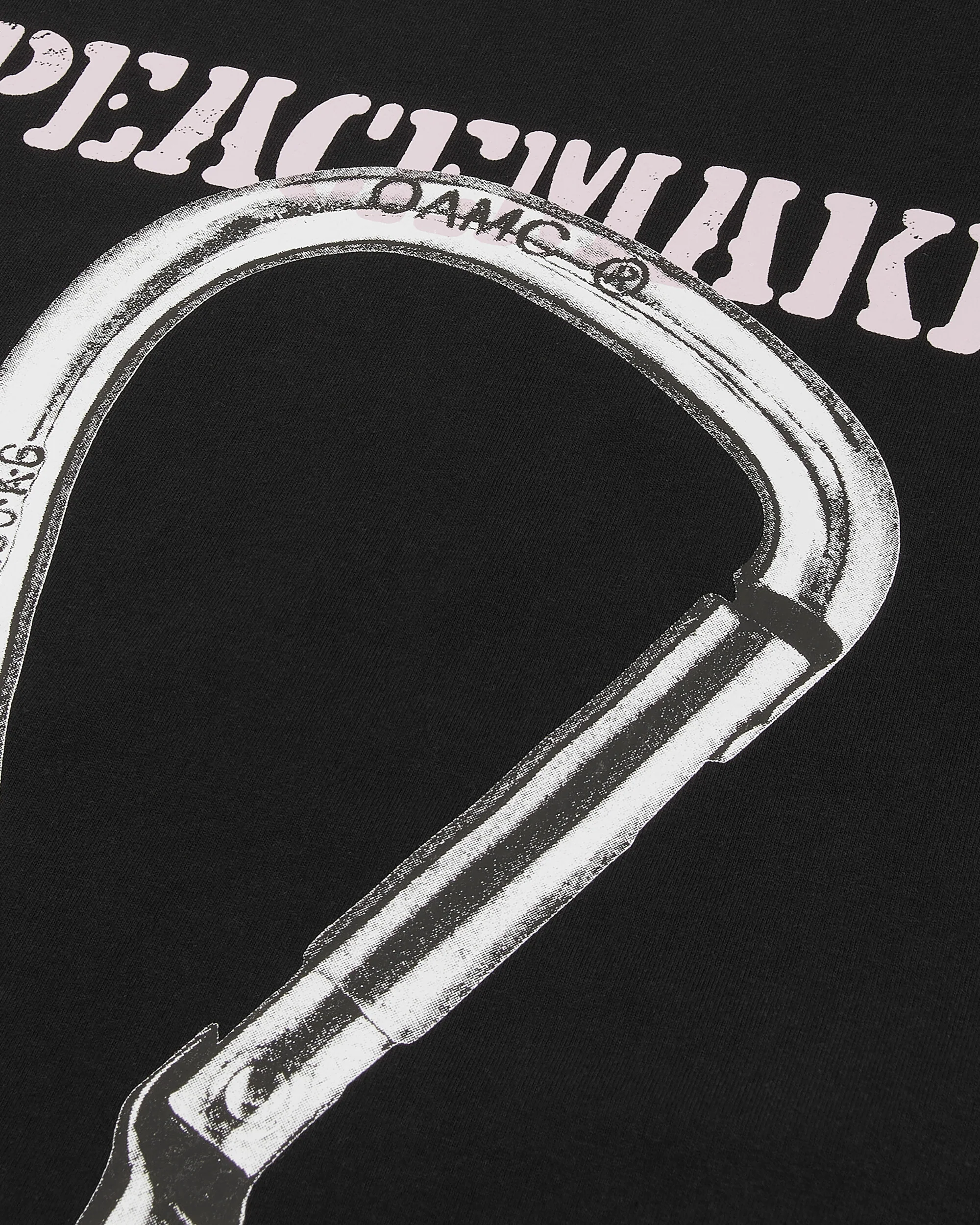 Men's Carabinier Print Loose Fit T-Shirt Black - Image 3