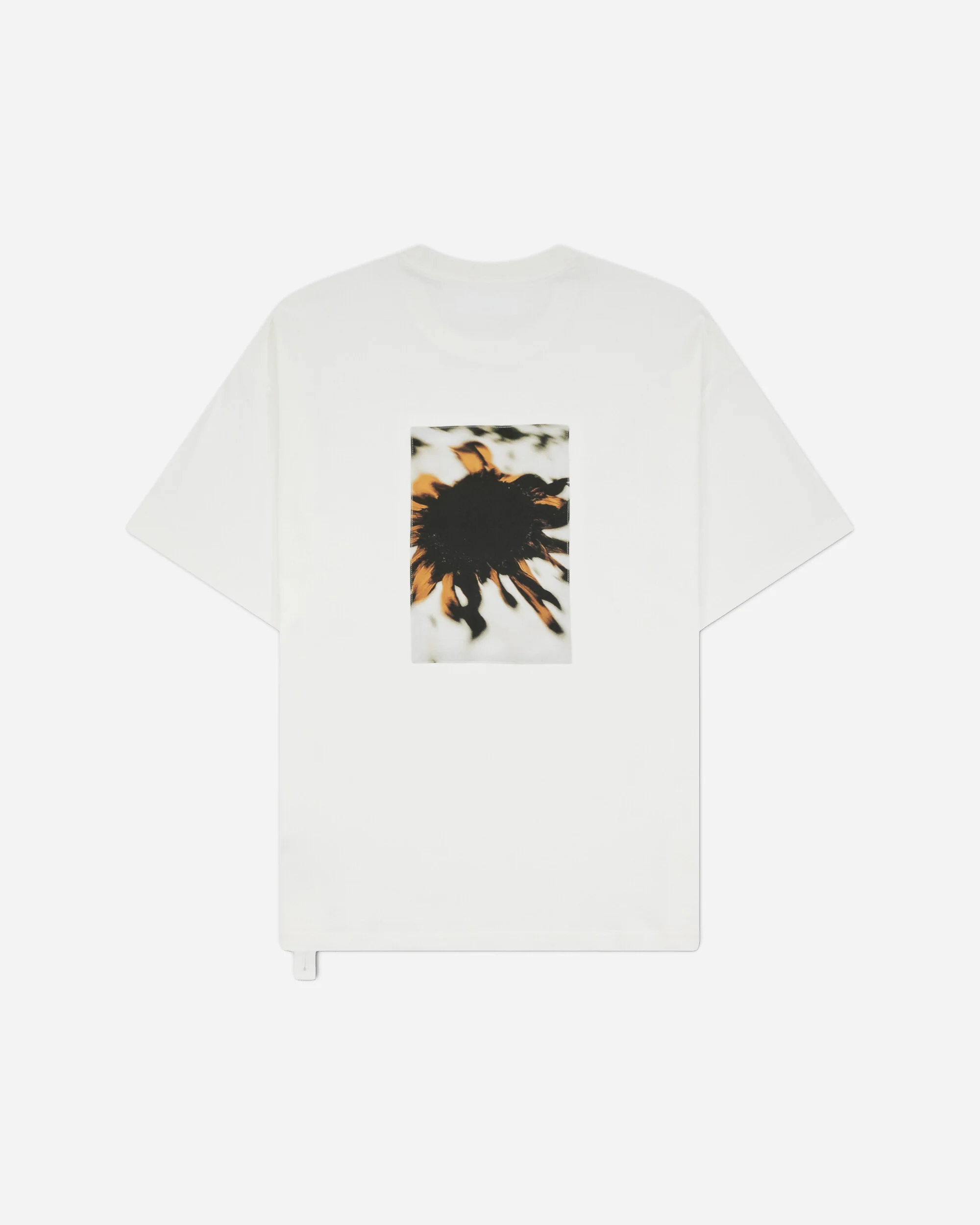 Men's Landart 02 Print Loose Fit T-Shirt White - Image 2