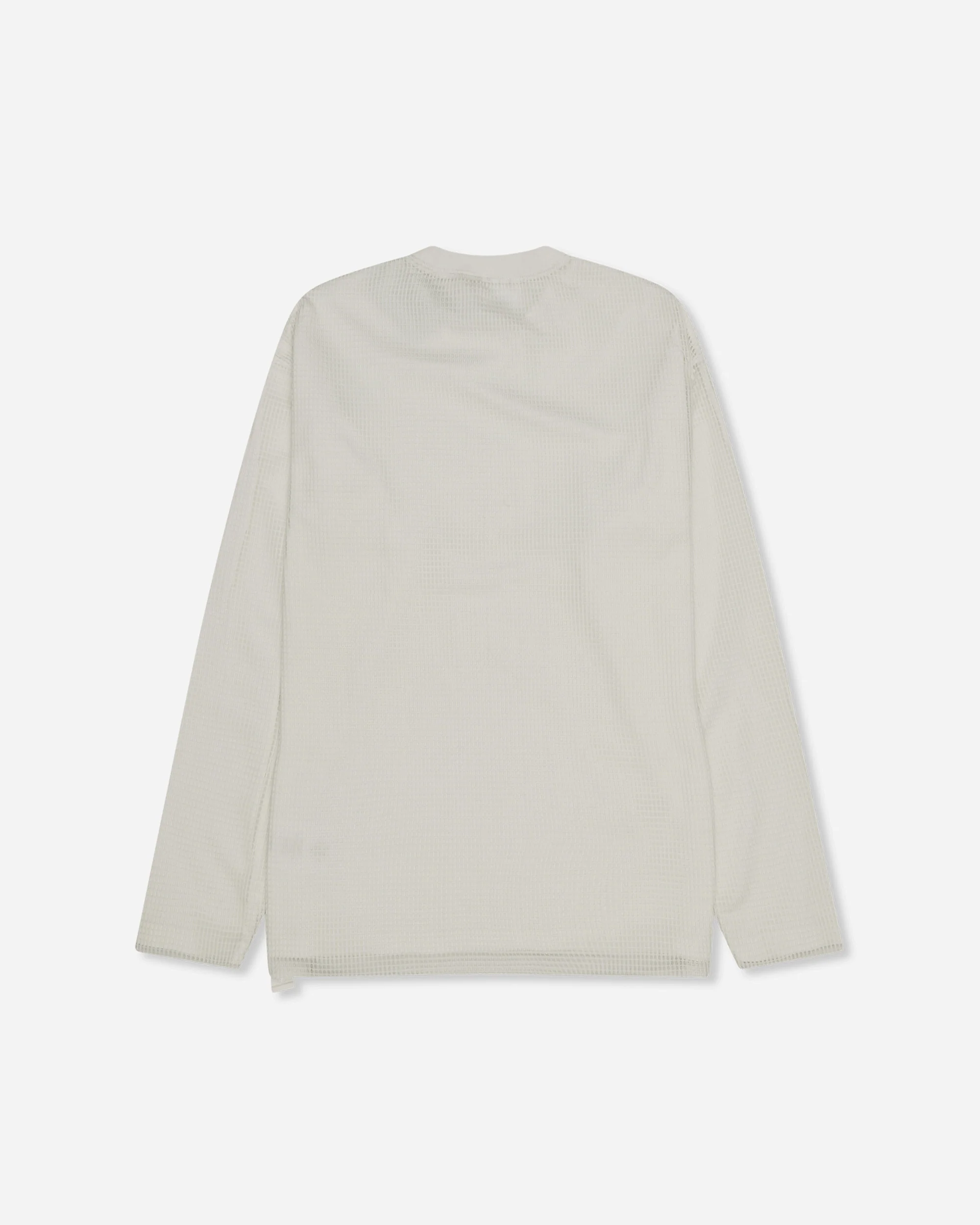Men's Mesh Layer Longsleeve T-Shirt White - Image 2