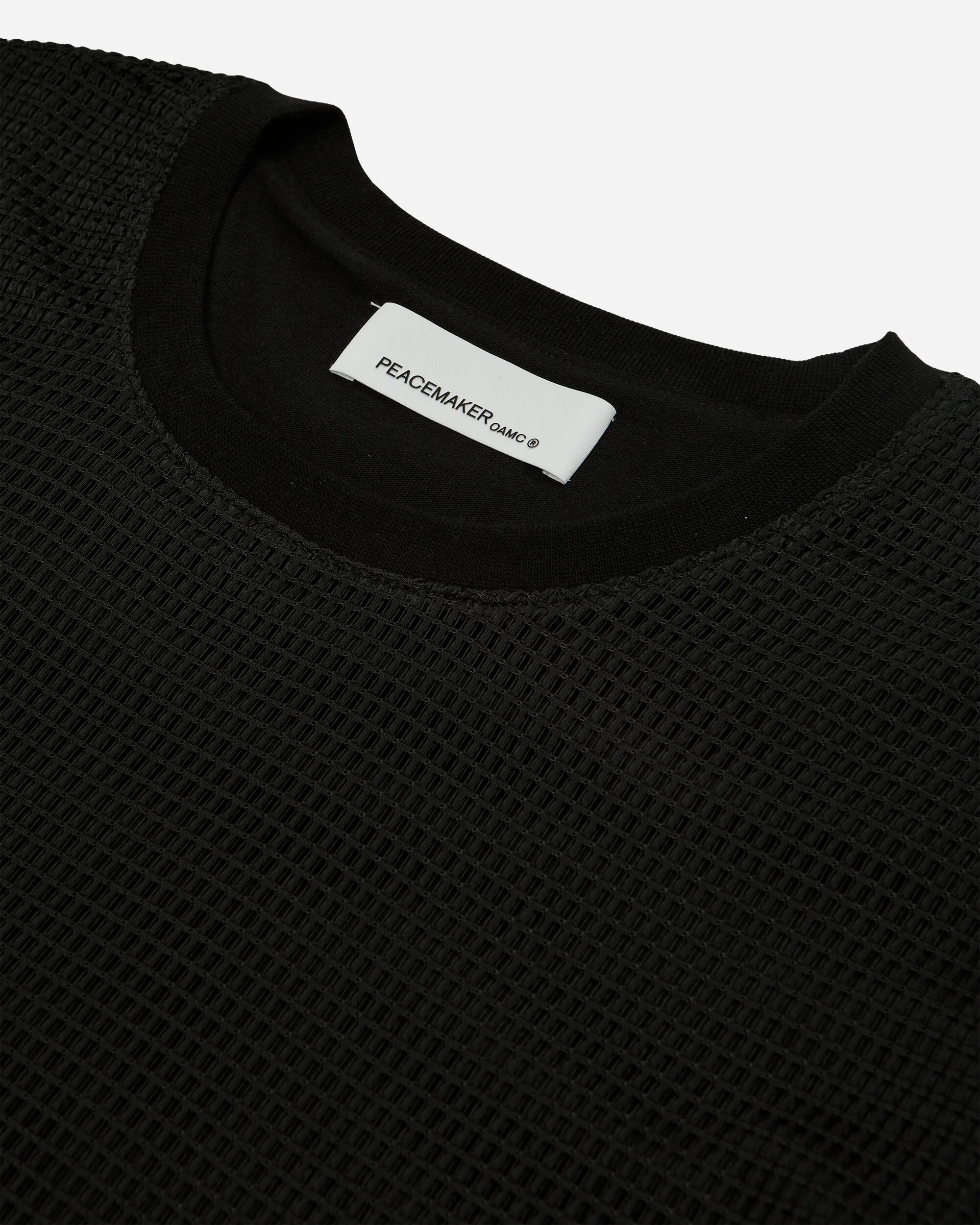 Men's Mesh Layer T-Shirt Black - Image 3