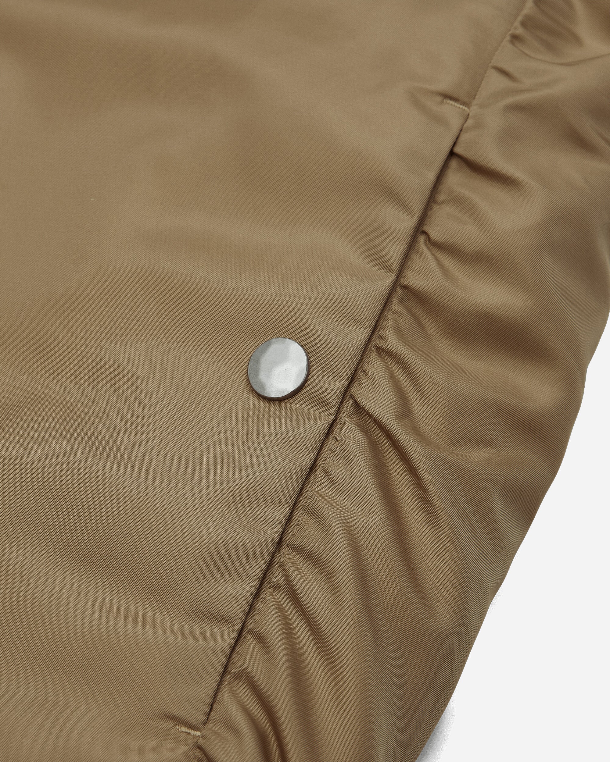 Men's Minimal Bomber Jacket Beige - Image 3