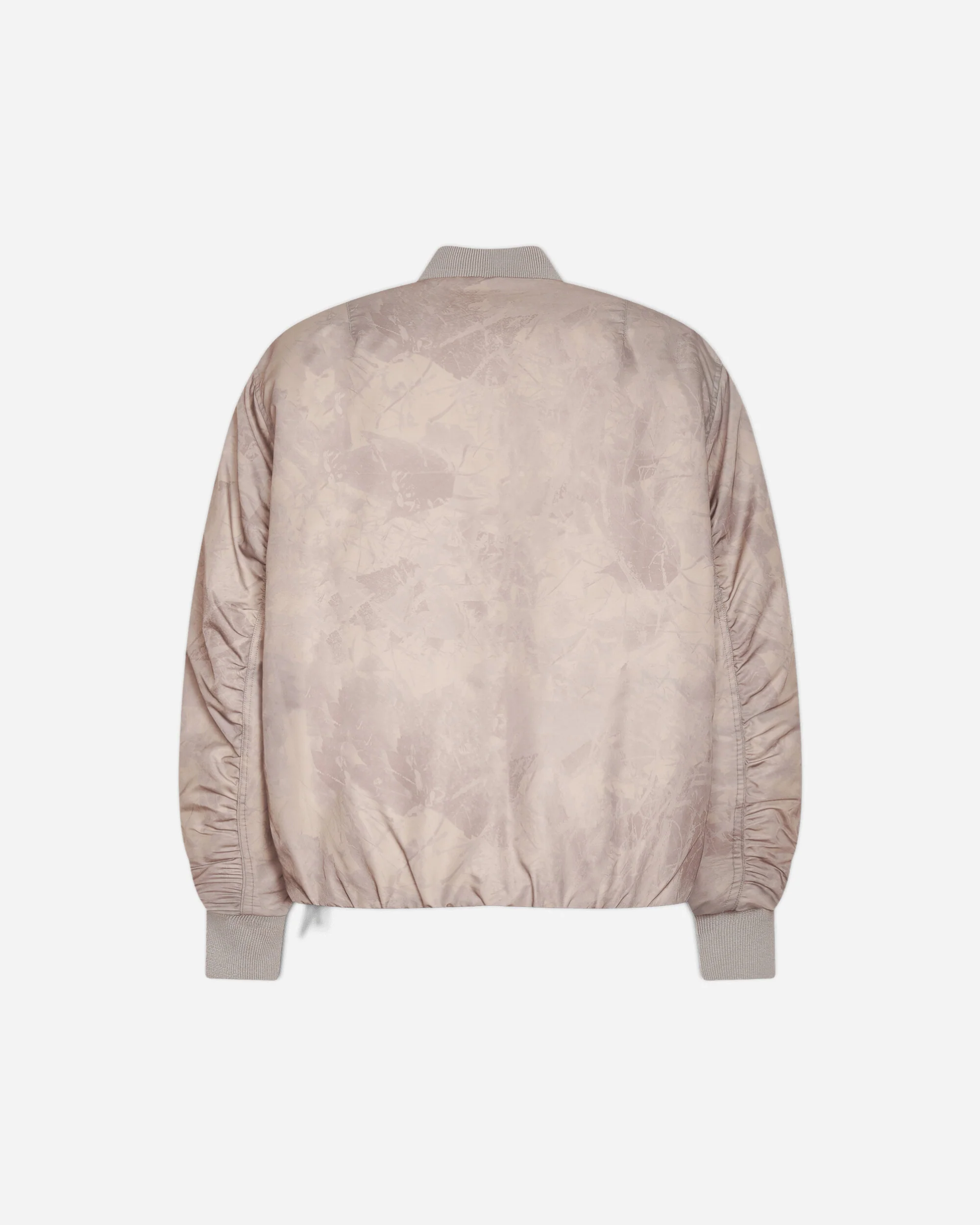 Men's Minimal Bomber Jacket Foliage Print - Image 2