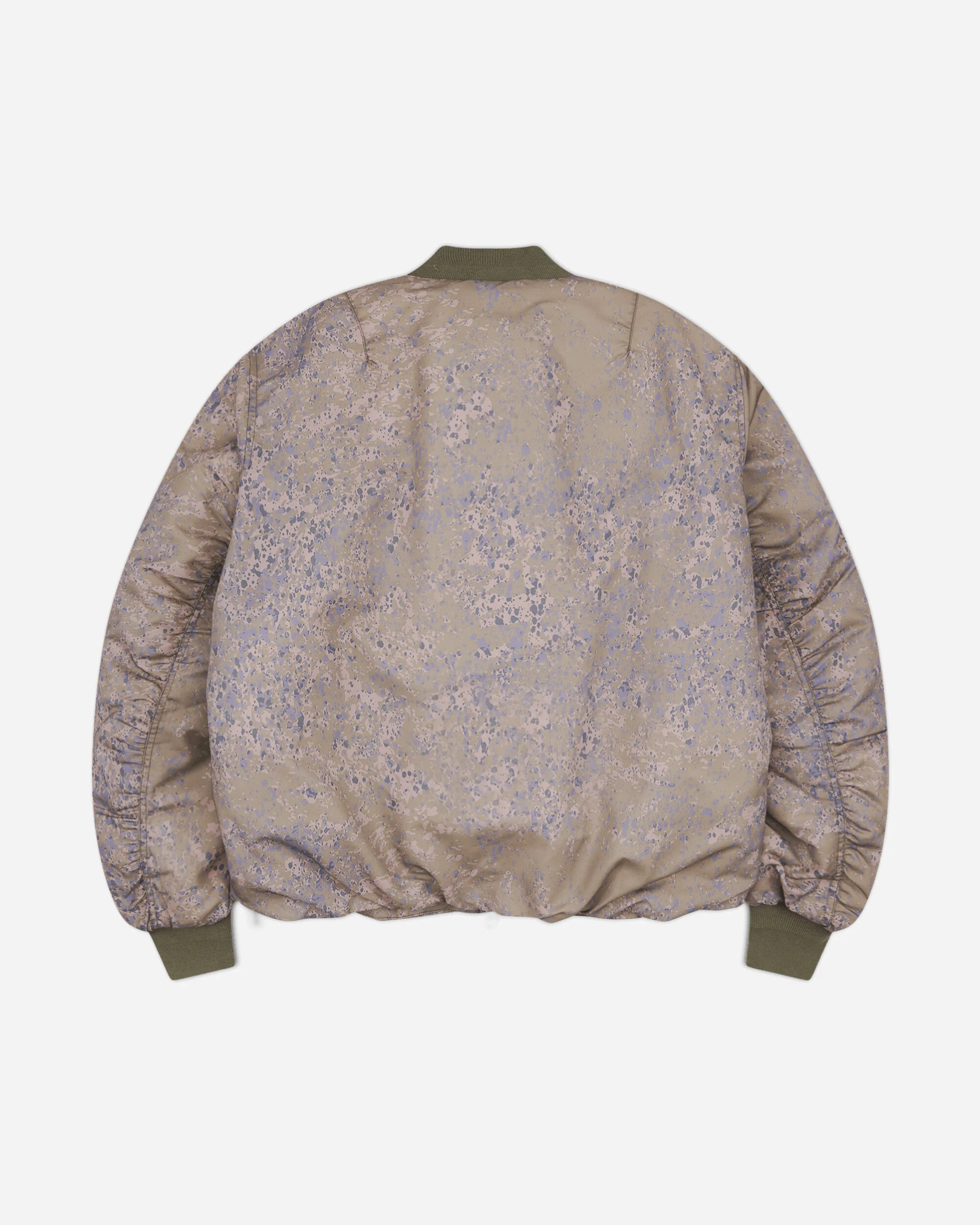 Men's Minimal Bomber Jacket Bark - Image 2