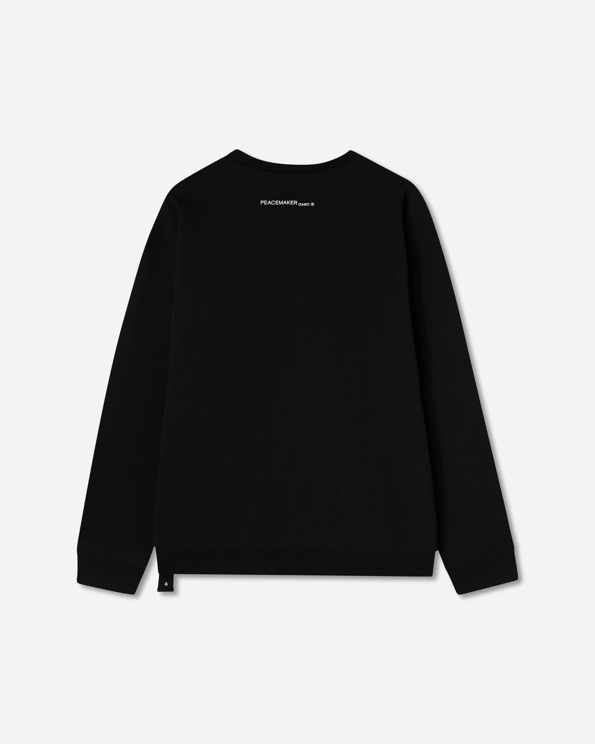 Men's Bird Loose Fit Crewneck Sweatshirt Black - Image 2