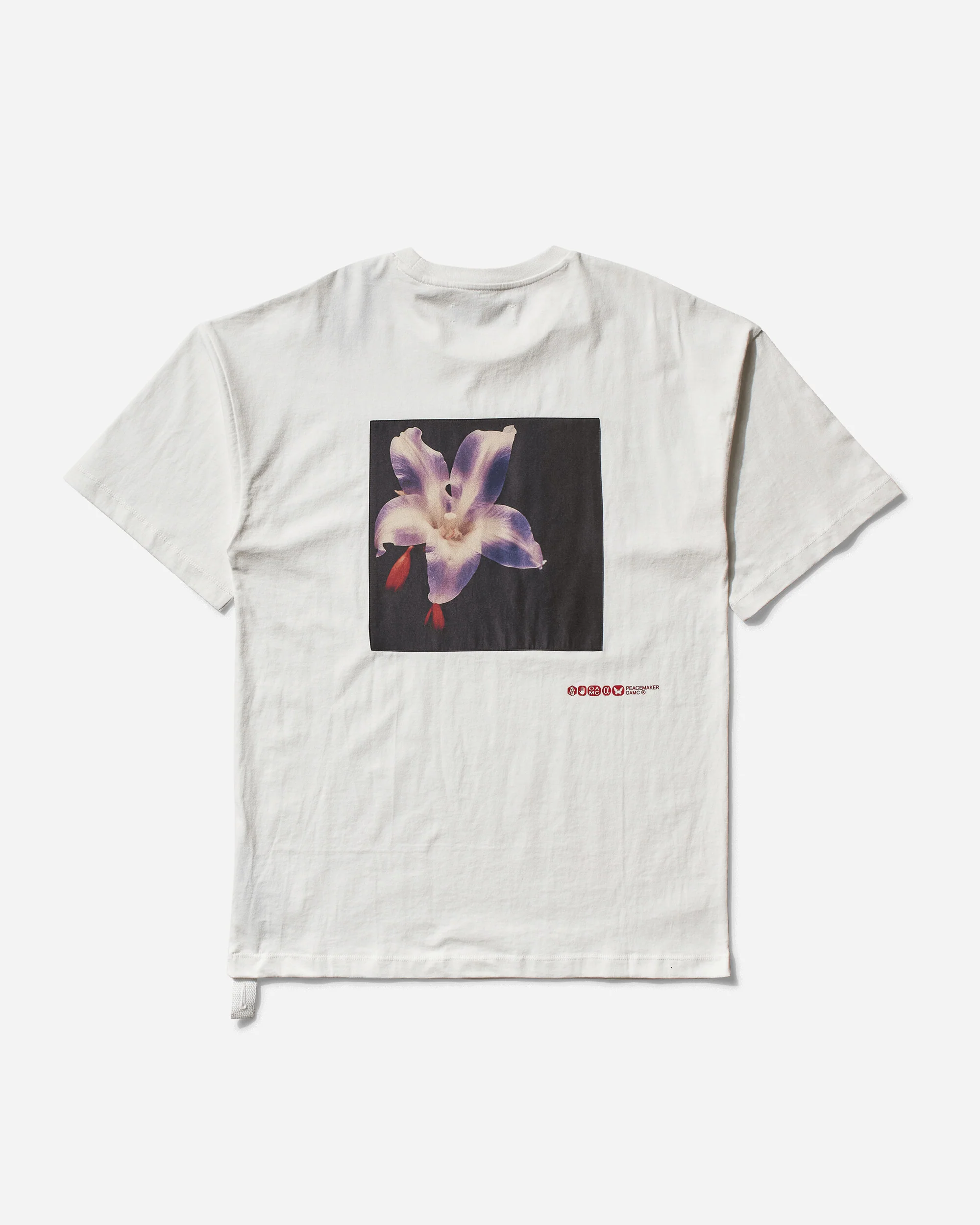 Men's Flower T-Shirt Snow White - Image 2