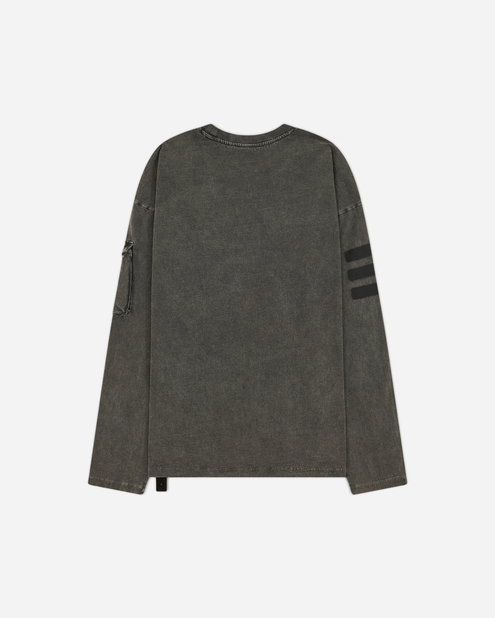 Men's Pocket Longsleeve T-Shirt Black - Image 2
