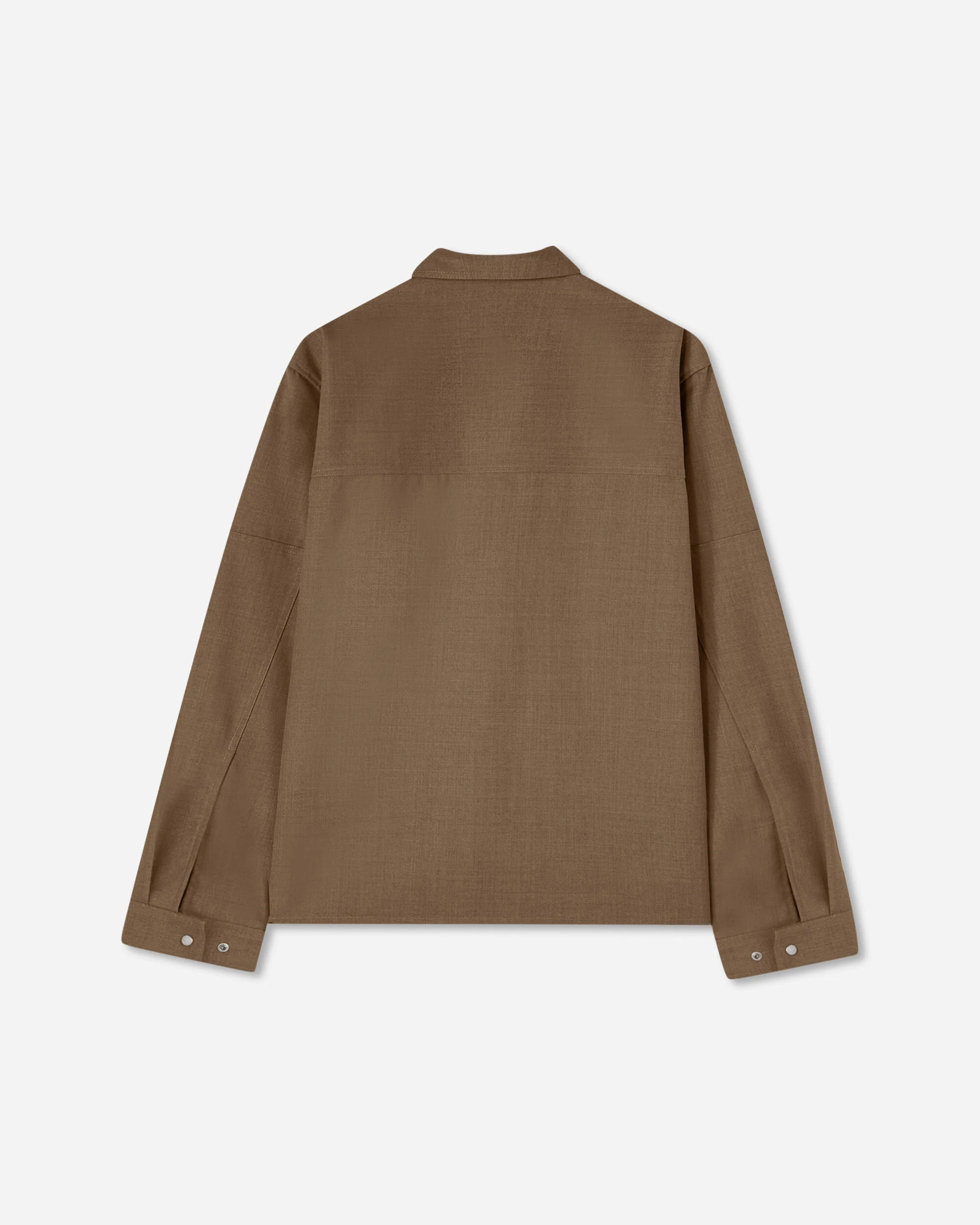 Men's Pocket Loose Shirt Mud - Image 2