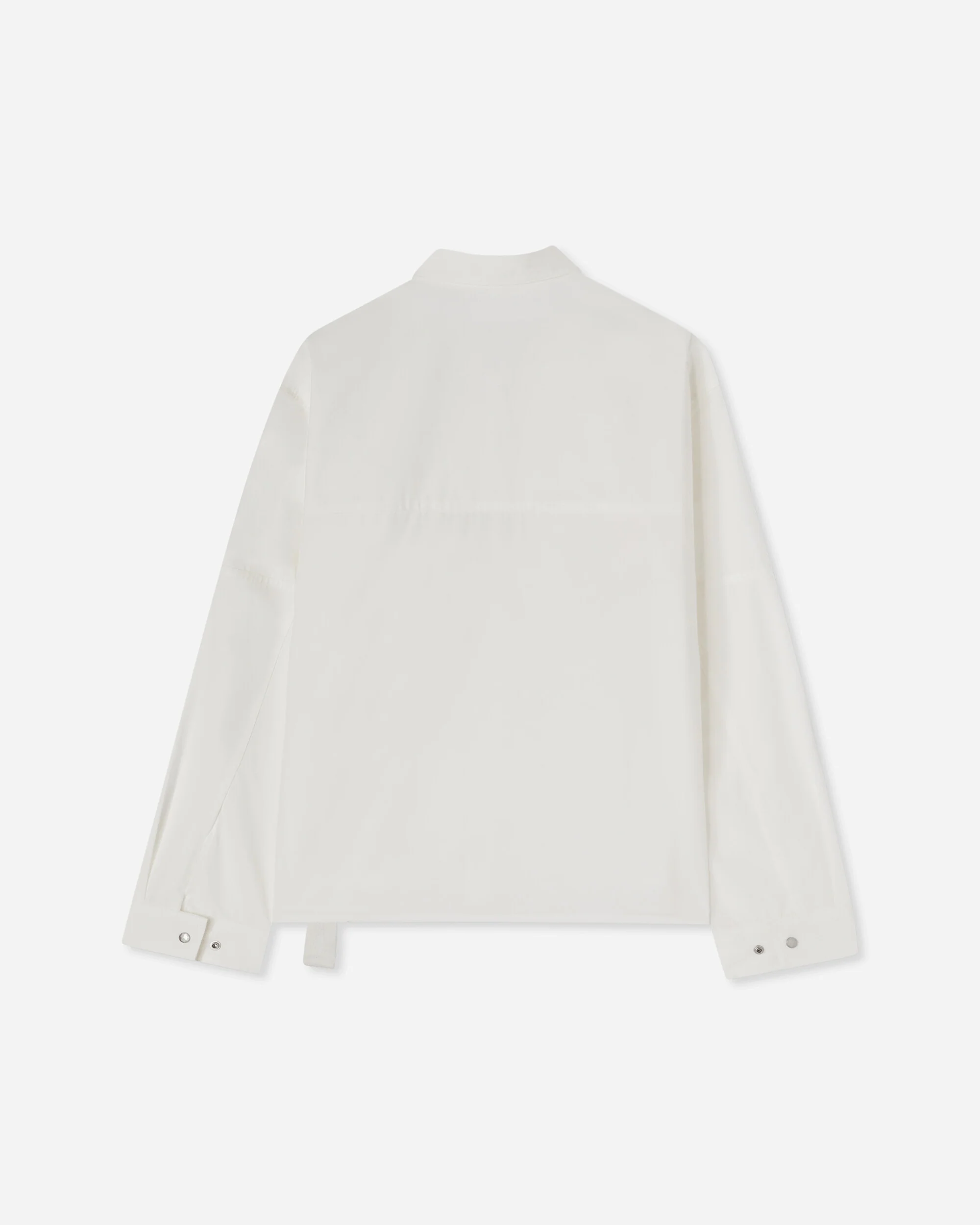 Men's Pocket Loose Shirt Snow White - Image 2