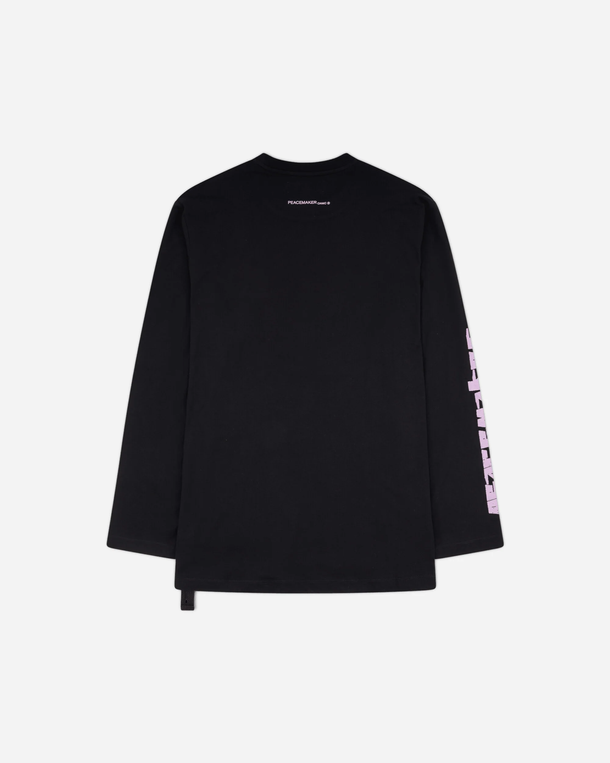 Men's Panorama Print Longsleeve T-Shirt Black - Image 2