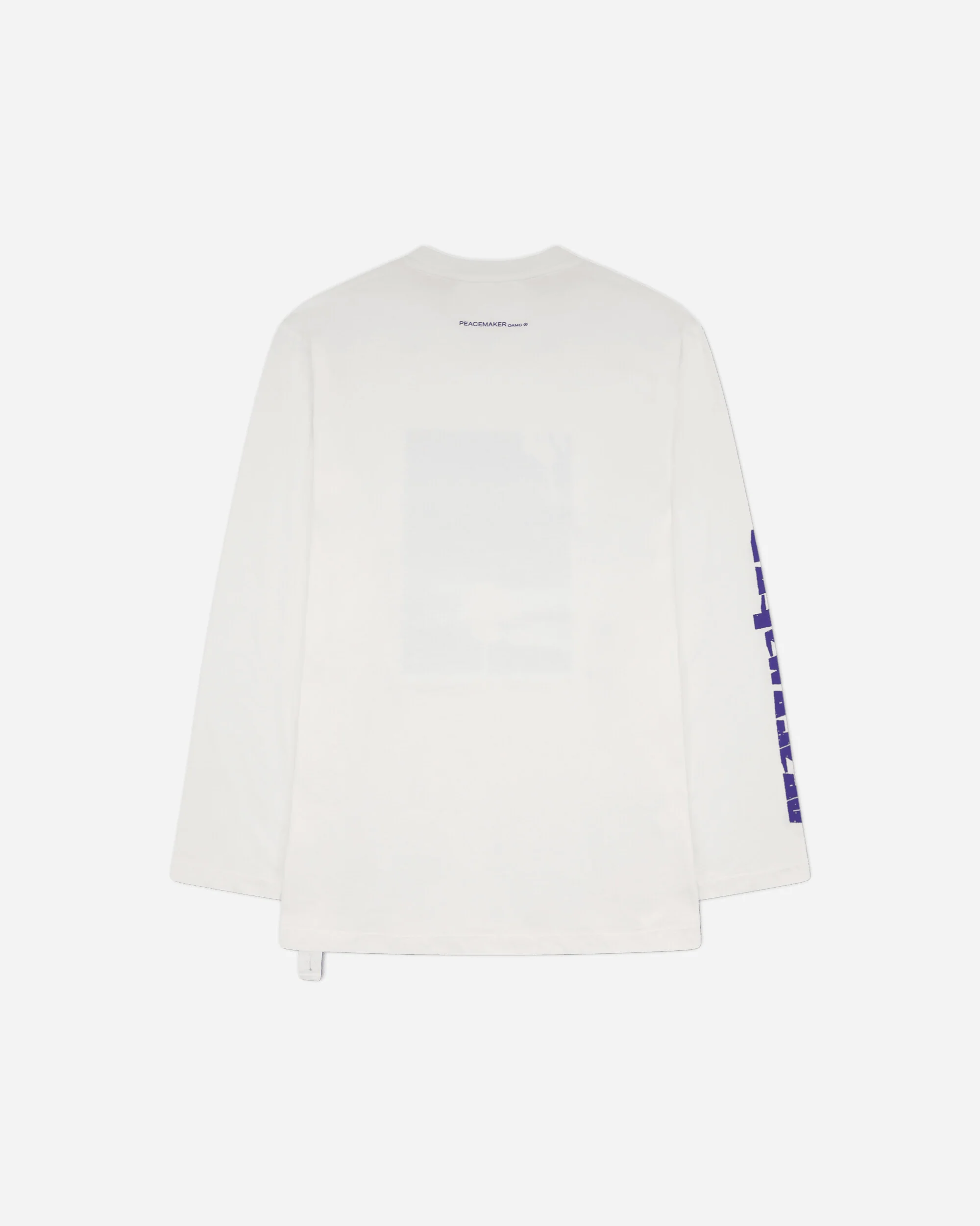 Men's Panorama Print Longsleeve T-Shirt White - Image 2